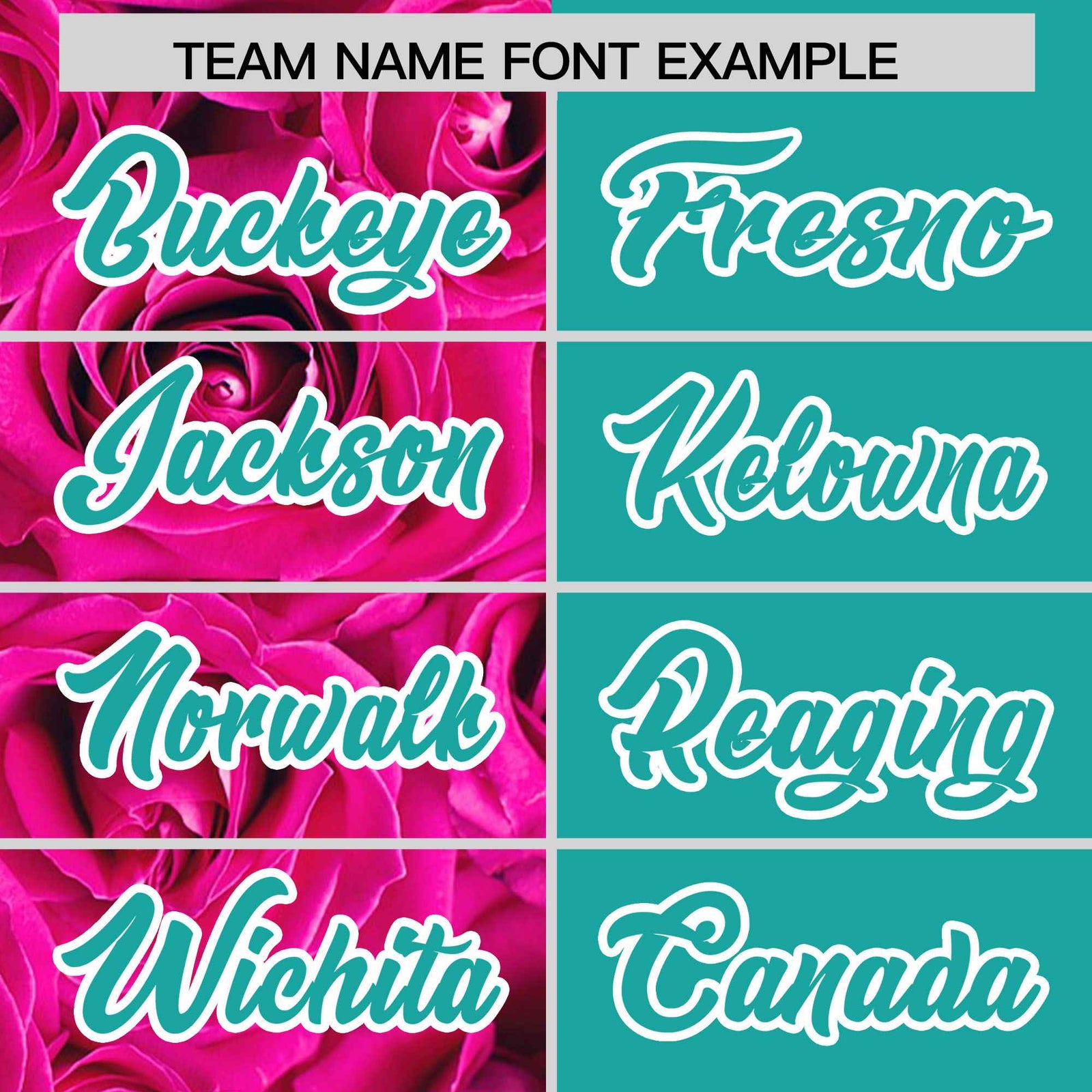 Custom Pink Aqua Split Rose Print Authentic Baseball Jersey