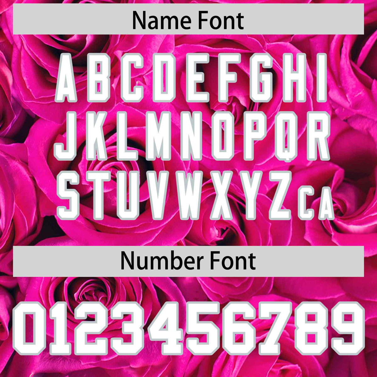 Custom Pink Silver Split Rose Print Authentic Baseball Jersey