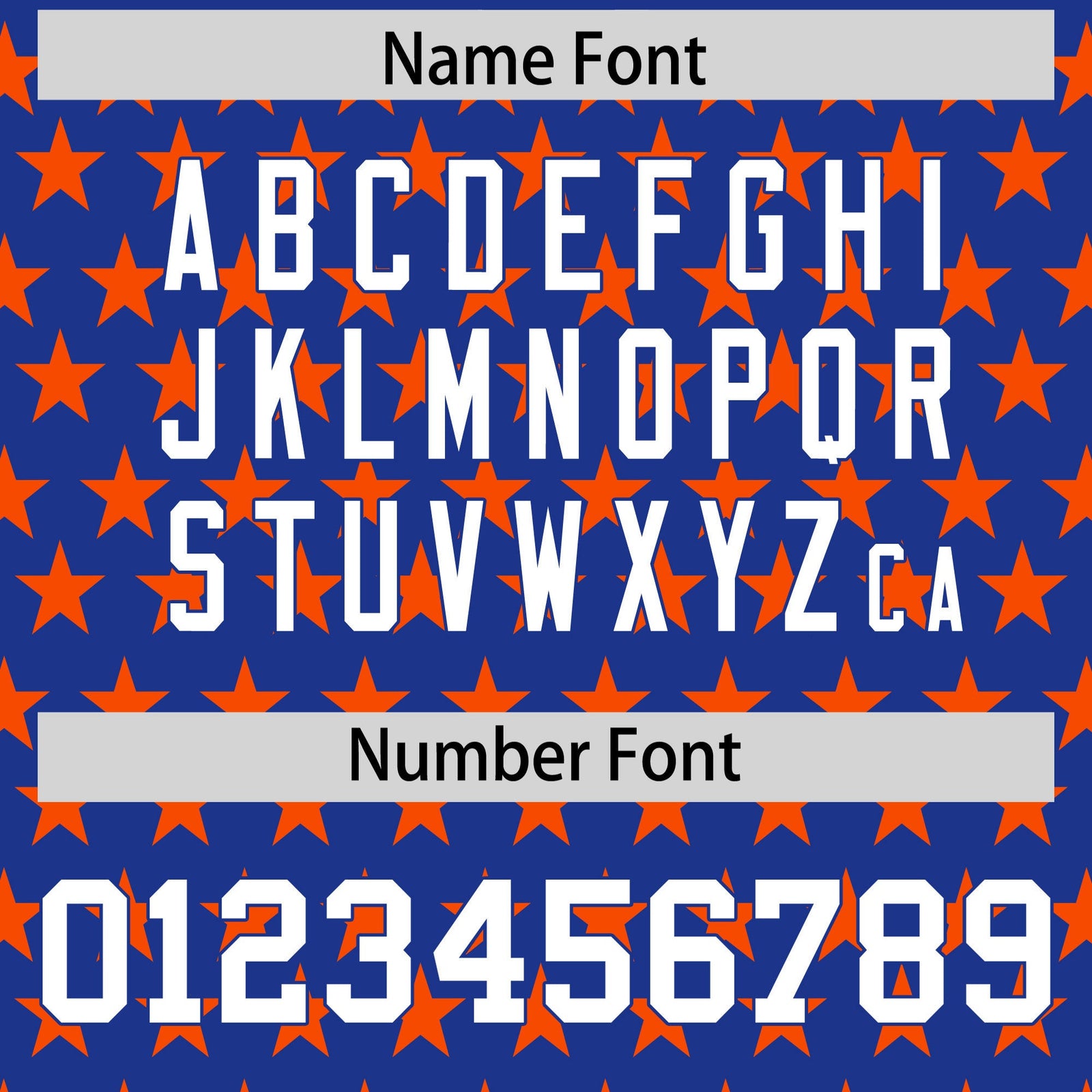 Custom Royal Blue Orange American Flag Graffiti Pattern Baseball Jersey| KXKSHOP