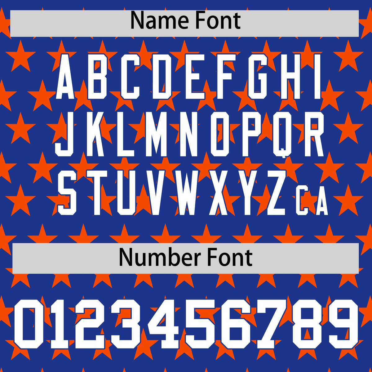 Custom Royal Blue Orange American Flag Graffiti Pattern Baseball Jersey| KXKSHOP