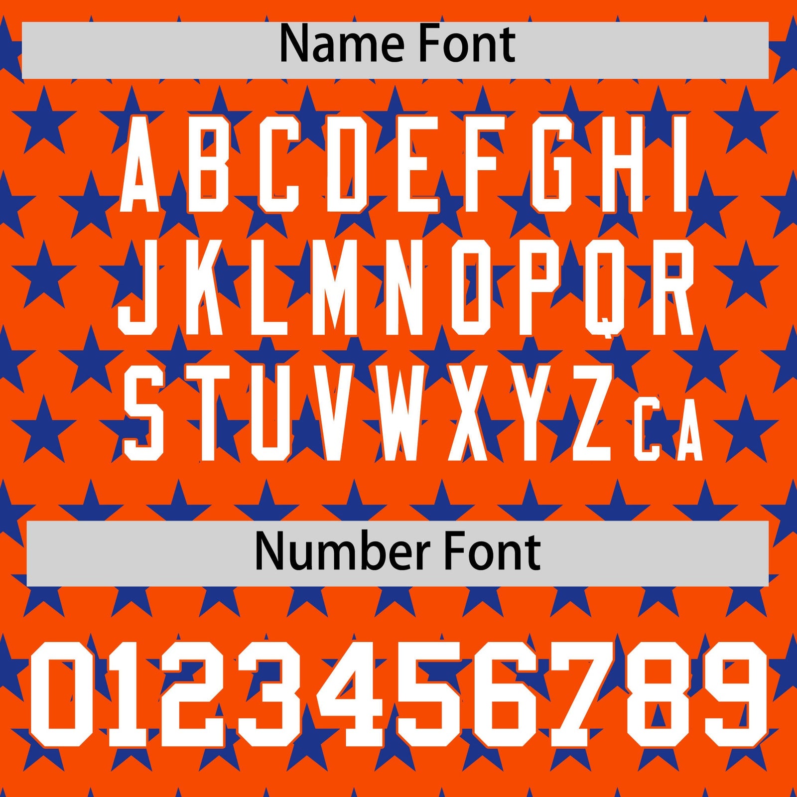 Custom Orange Royal Blue American Flag Graffiti Pattern Baseball Jersey| KXKSHOP