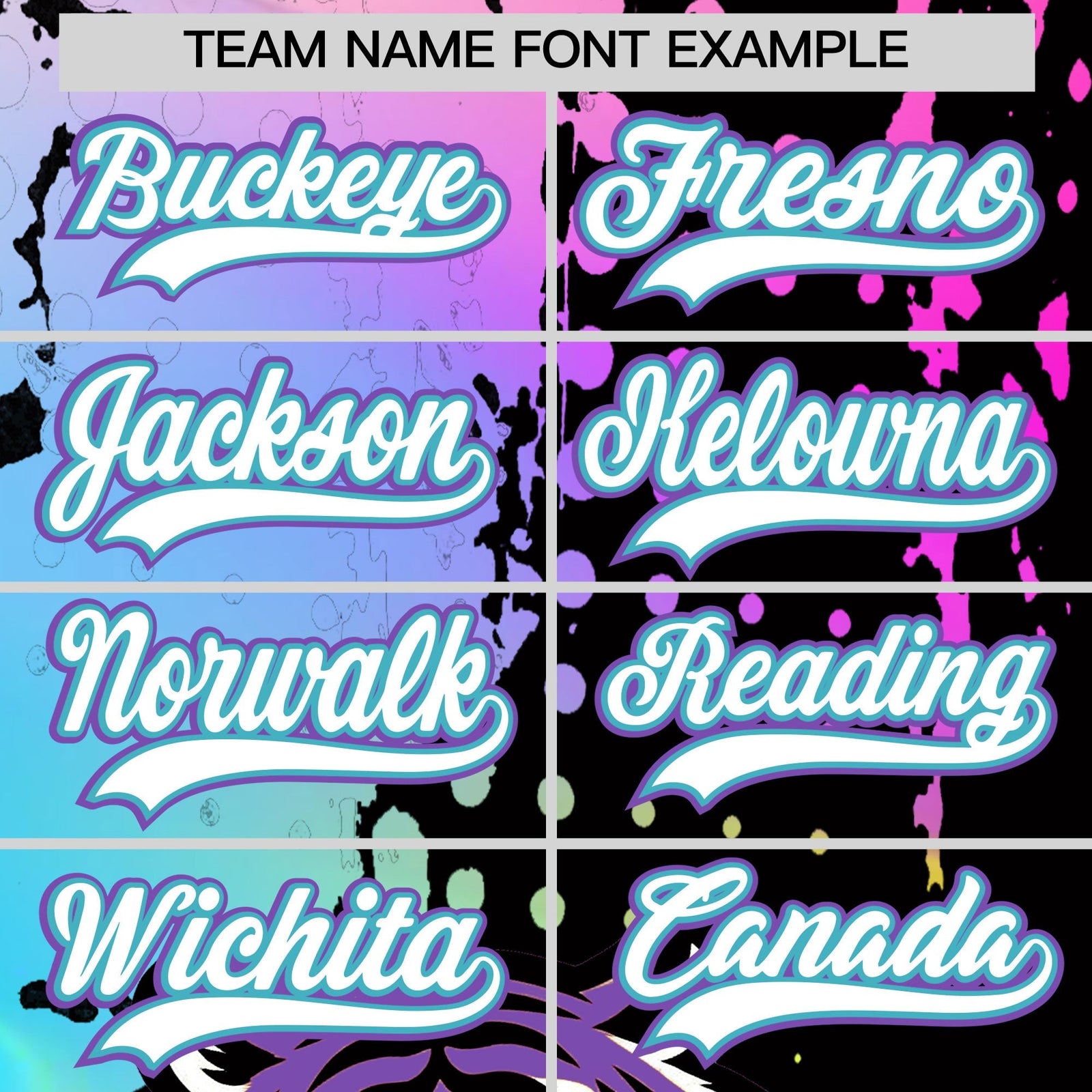 Custom Black White Sky Blue Full-Snap Graffiti Pattern Tiger Graffiti Jersey Baseball Jersey| KXKSHOP