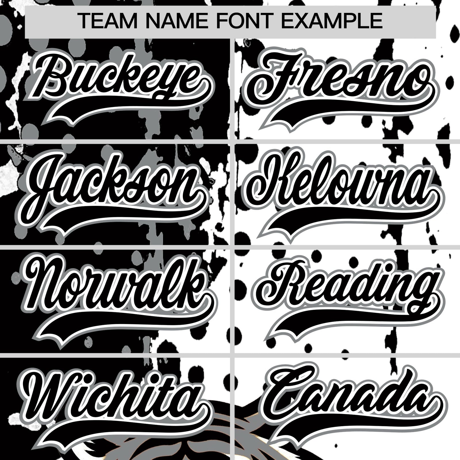 Custom White Black Gray Full-Snap Graffiti Pattern Tiger Graffiti Jersey Baseball Jersey| KXKSHOP