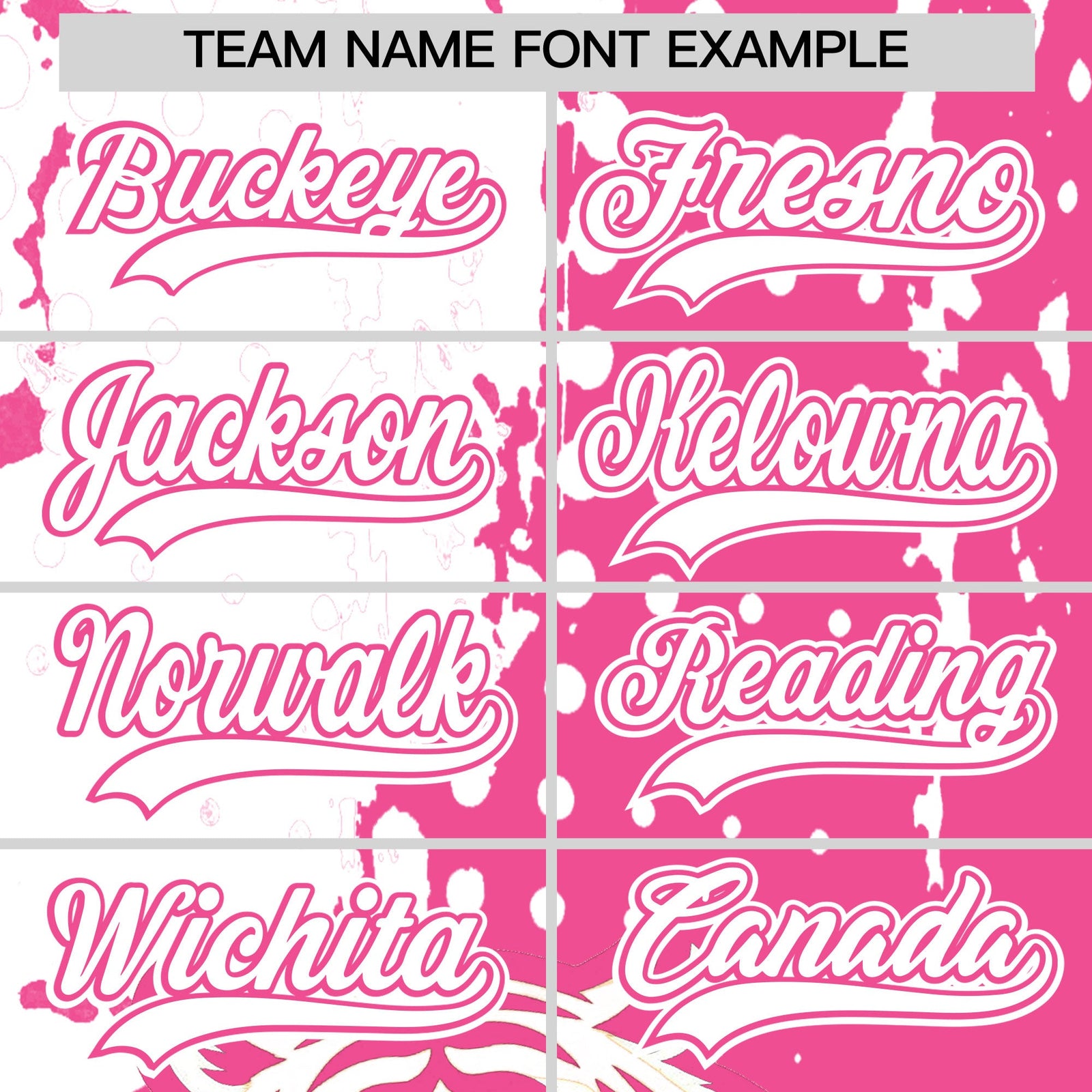 Custom White Pink Full-Snap Graffiti Pattern Tiger Graffiti Jersey Baseball Jersey| KXKSHOP