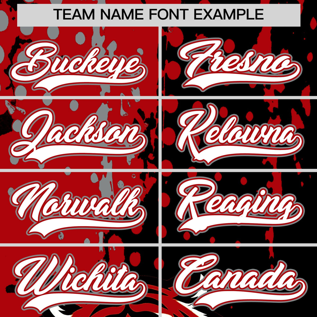 Custom Black Red Gray Full-Snap Graffiti Pattern Tiger Graffiti Jersey Baseball Jersey| KXKSHOP