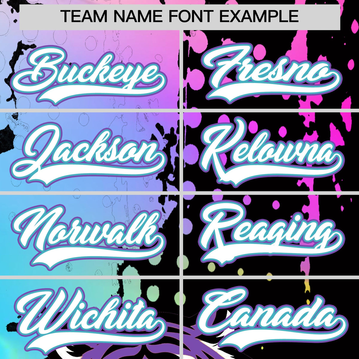 Custom Black White Sky Blue Full-Snap Graffiti Pattern Tiger Graffiti Jersey Baseball Jersey| KXKSHOP