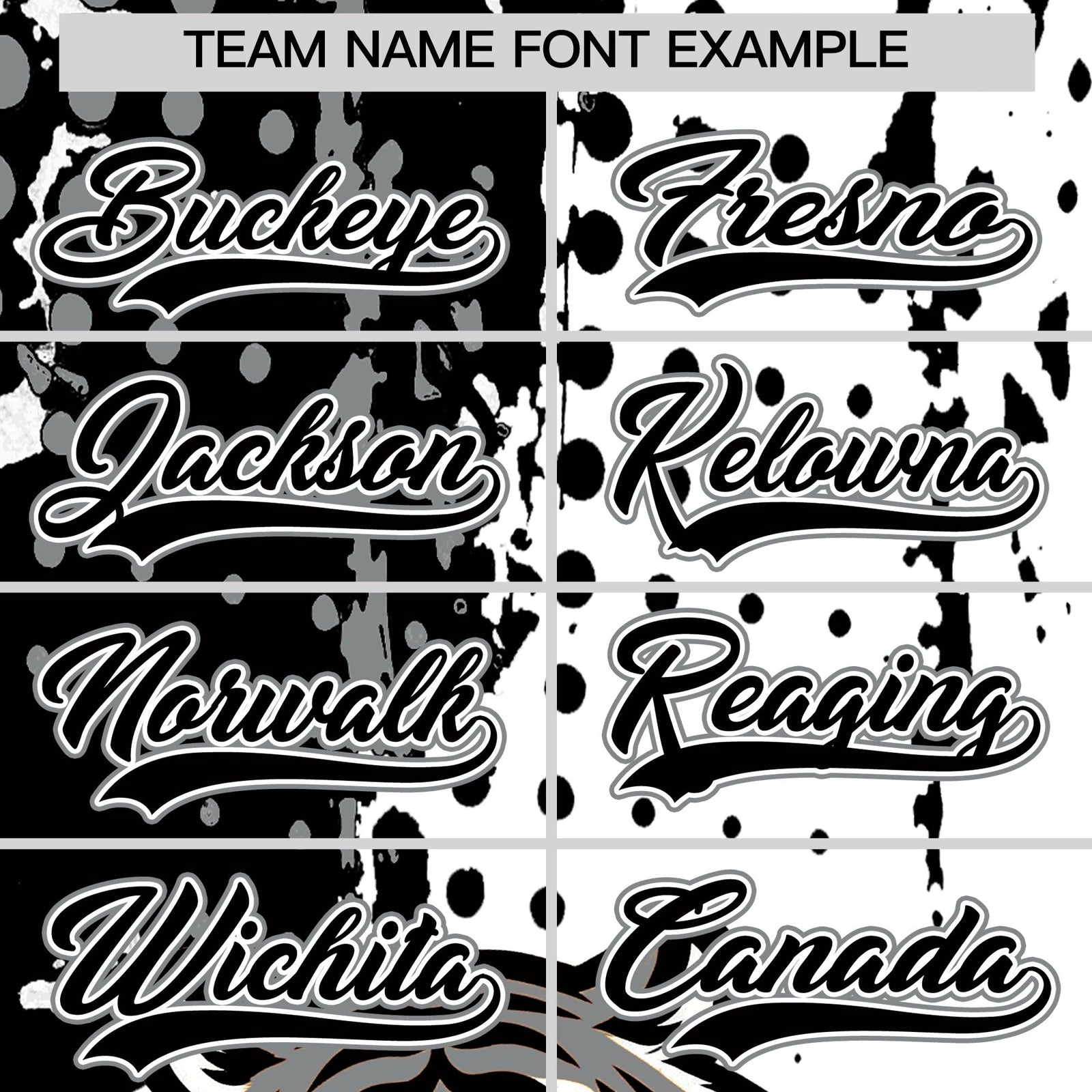 Custom White Black Gray Full-Snap Graffiti Pattern Tiger Graffiti Jersey Baseball Jersey| KXKSHOP