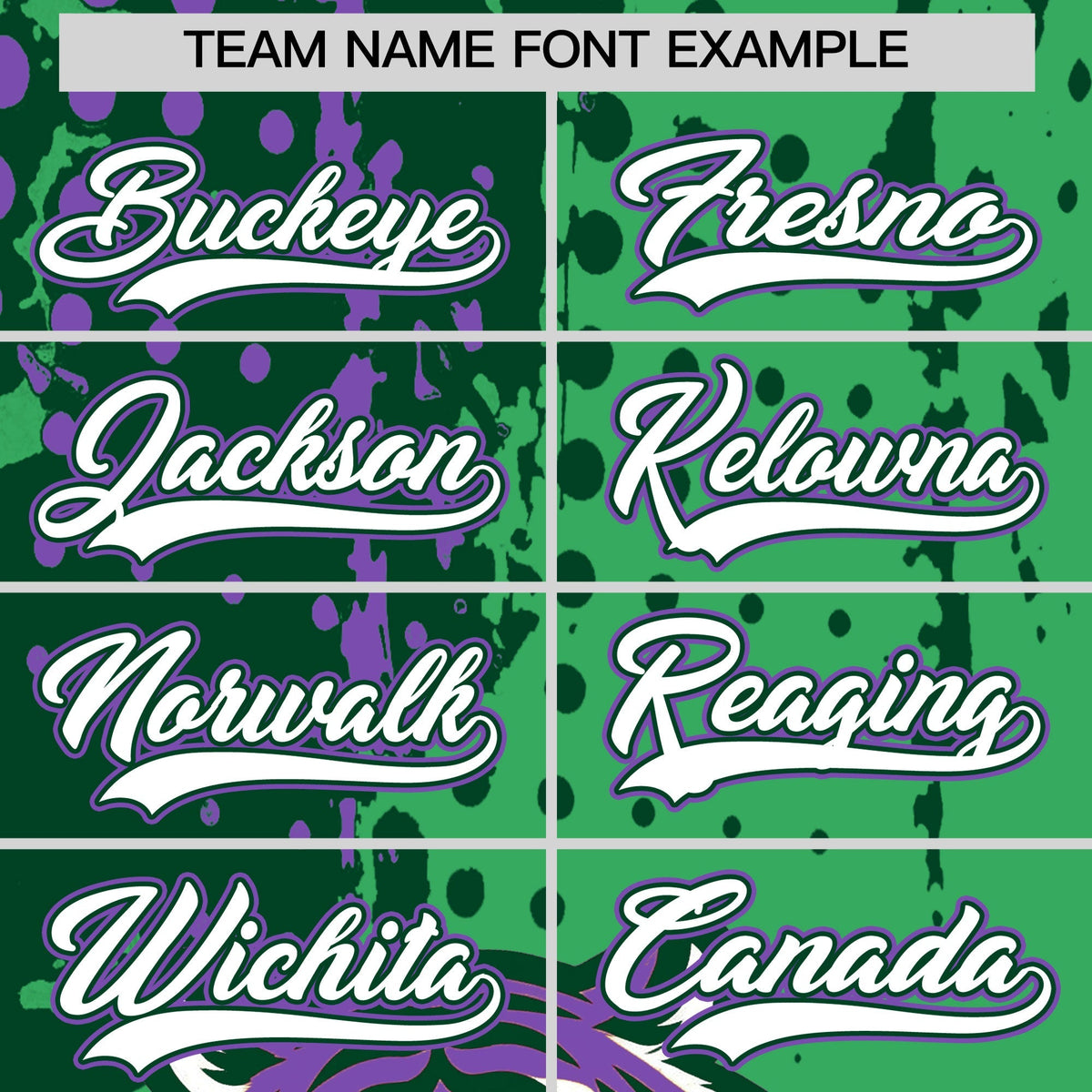 Custom Neon Green Dark Green White Full-Snap Graffiti Pattern Tiger Graffiti Jersey Baseball Jersey| KXKSHOP