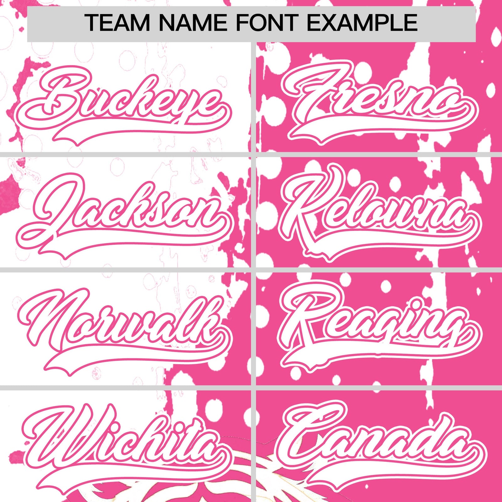 Custom White Pink Full-Snap Graffiti Pattern Tiger Graffiti Jersey Baseball Jersey| KXKSHOP
