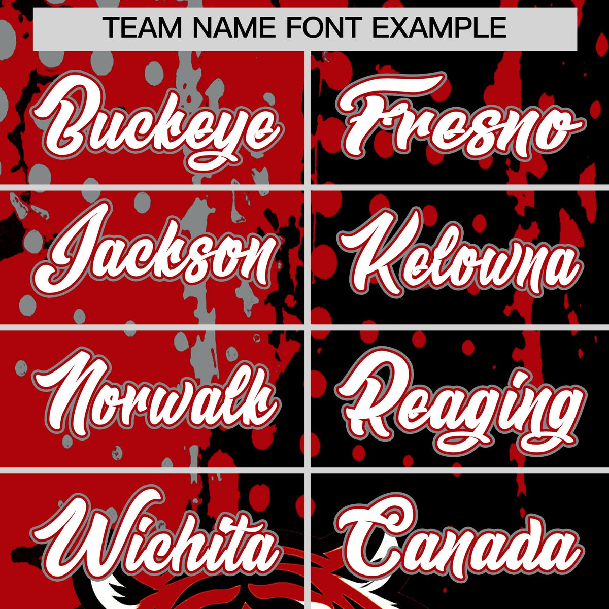 Custom Black Red Gray Full-Snap Graffiti Pattern Tiger Graffiti Jersey Baseball Jersey| KXKSHOP
