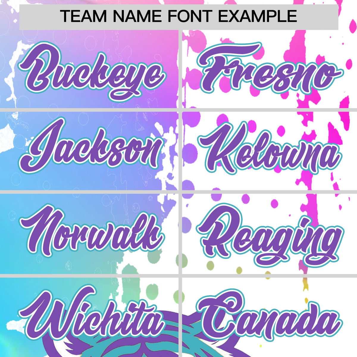 Custom White Sky Blue Full-Snap Graffiti Pattern Tiger Graffiti Jersey Baseball Jersey| KXKSHOP