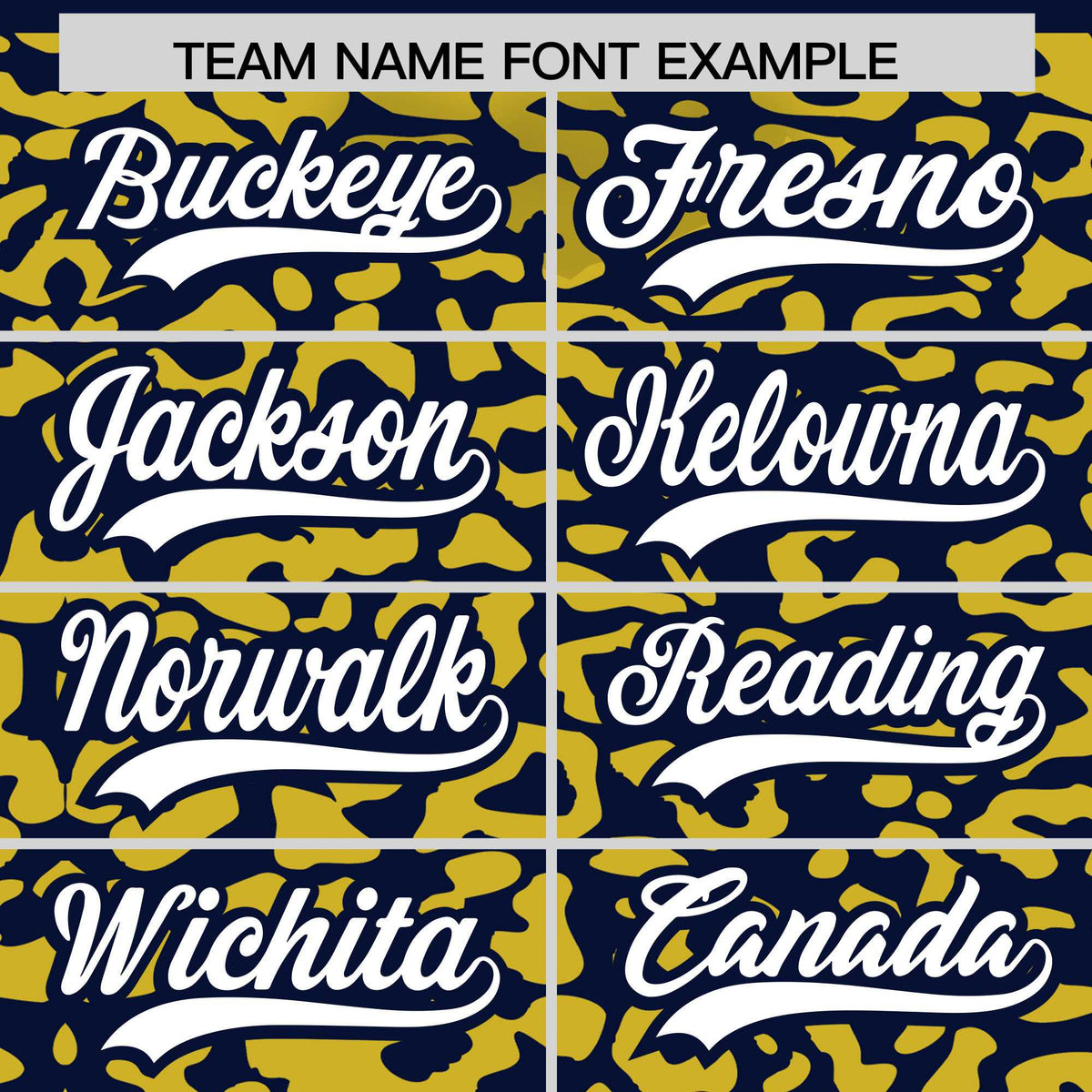 Custom Navy Gold Leopard Print Pattern Authentic Baseball Jersey