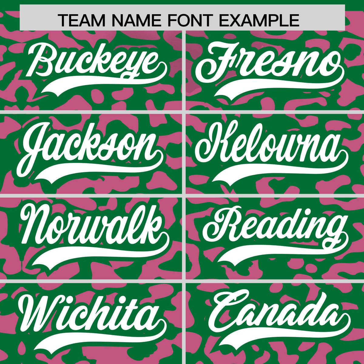 Custom Kelly Green Pink Leopard Print Pattern Authentic Baseball Jersey