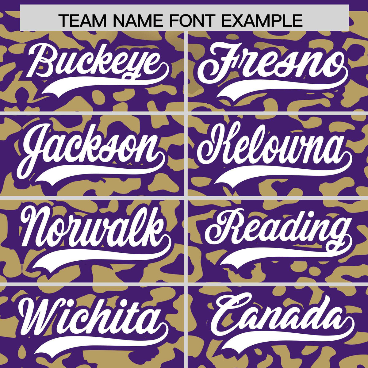 Custom Purple Old Gold Leopard Print Pattern Authentic Baseball Jersey