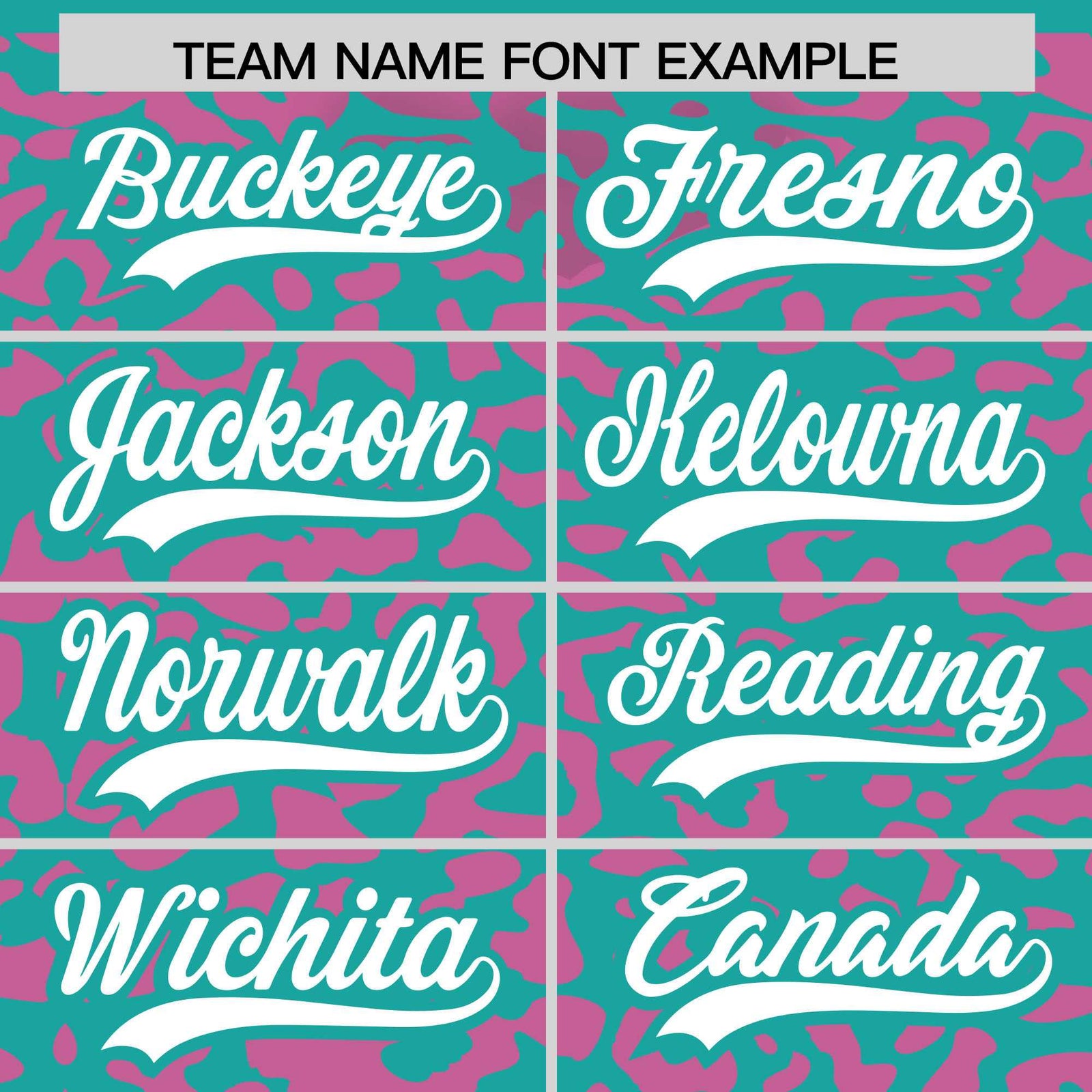 Custom Aqua Pink Leopard Print Pattern Authentic Baseball Jersey