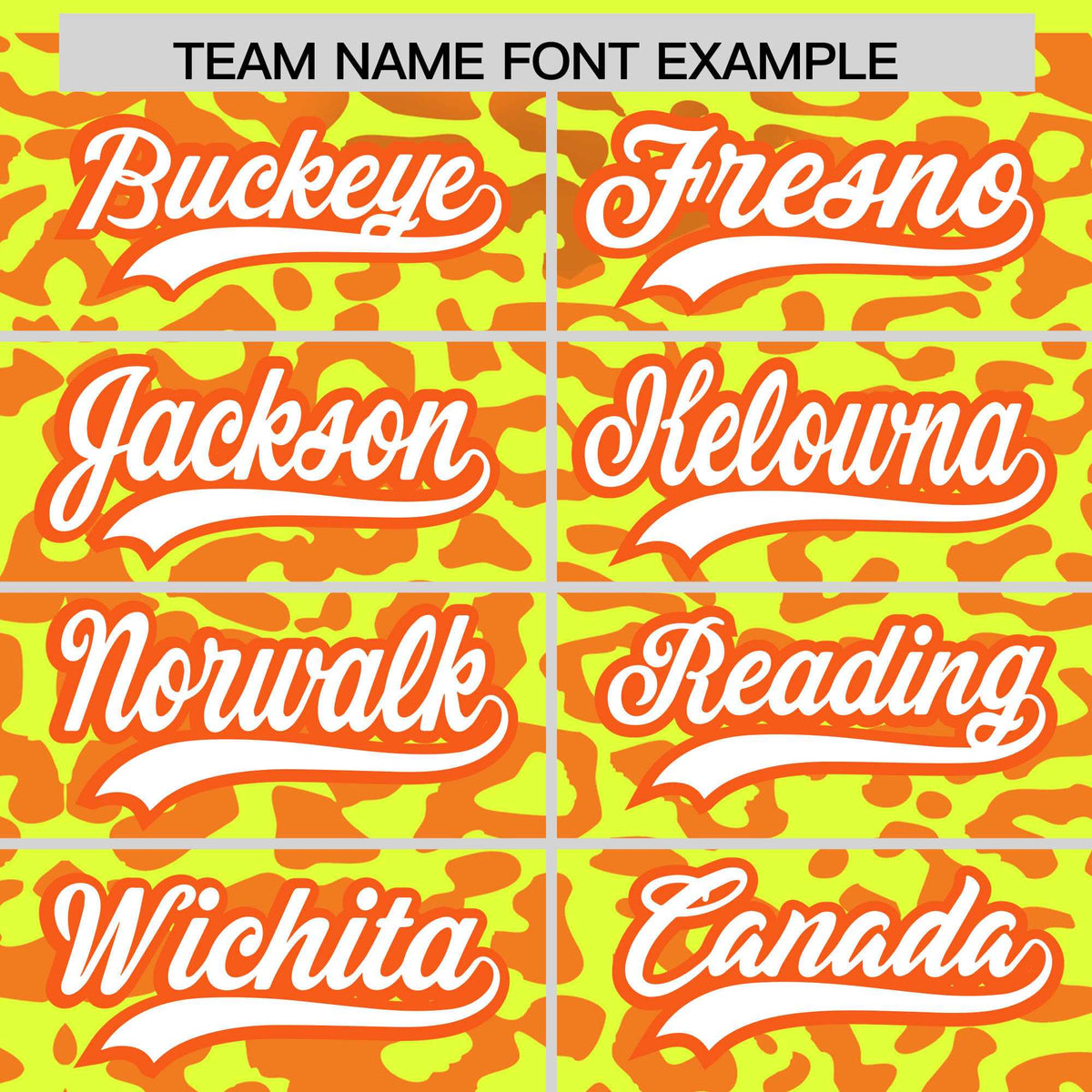 Custom Fluorescent Green Orange Leopard Print Pattern Authentic Baseball Jersey