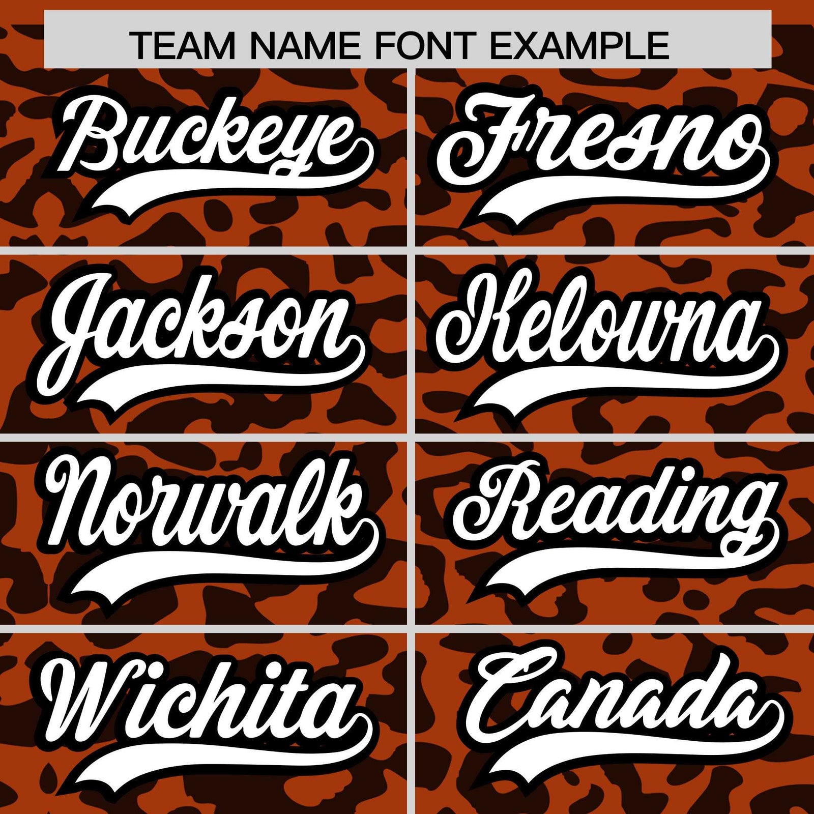 Custom Texas Orange Black Leopard Print Pattern Authentic Baseball Jersey