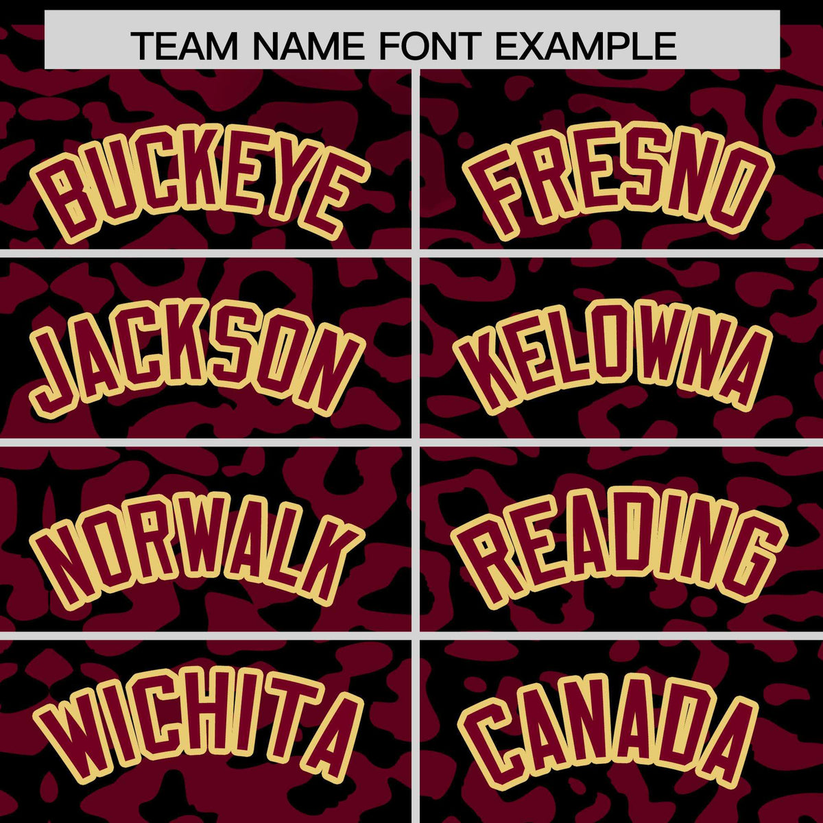 Custom Black Crimson Leopard Print Pattern Authentic Baseball Jersey