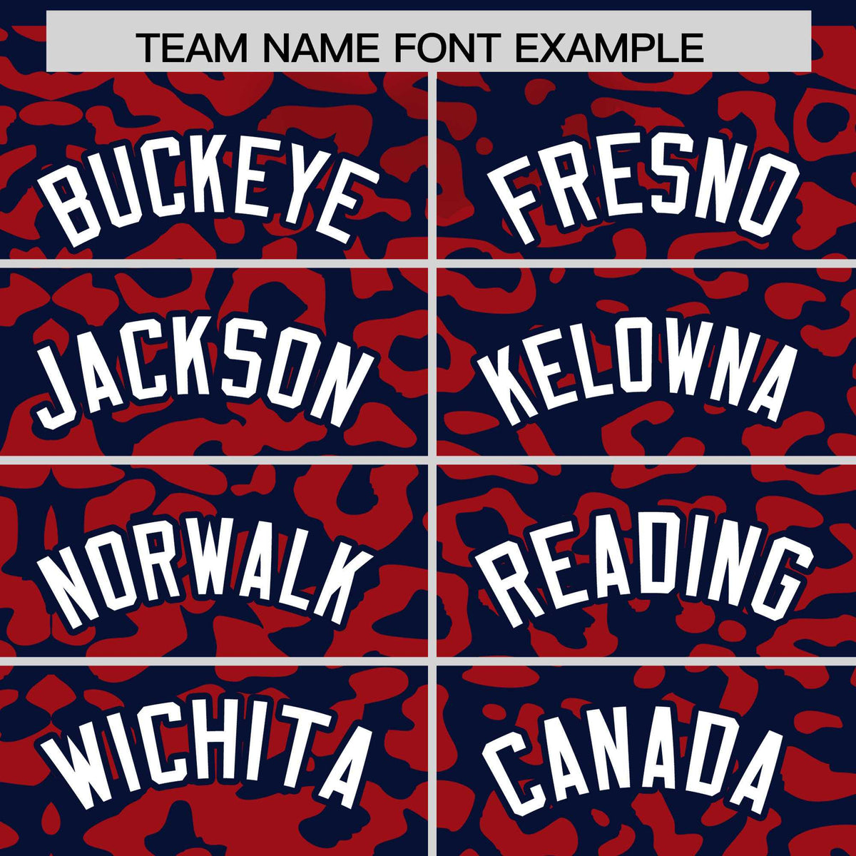 Custom Navy Red Leopard Print Pattern Authentic Baseball Jersey