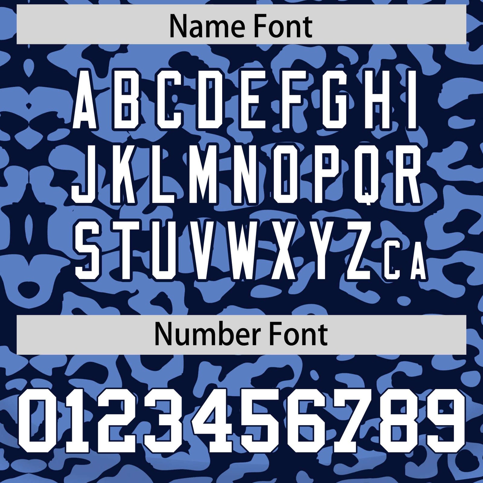 Custom Navy Light Blue Leopard Print Pattern Authentic Baseball Jersey