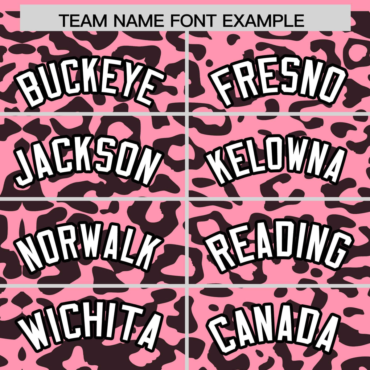 Custom Light Pink Black Leopard Print Pattern Authentic Baseball Jersey