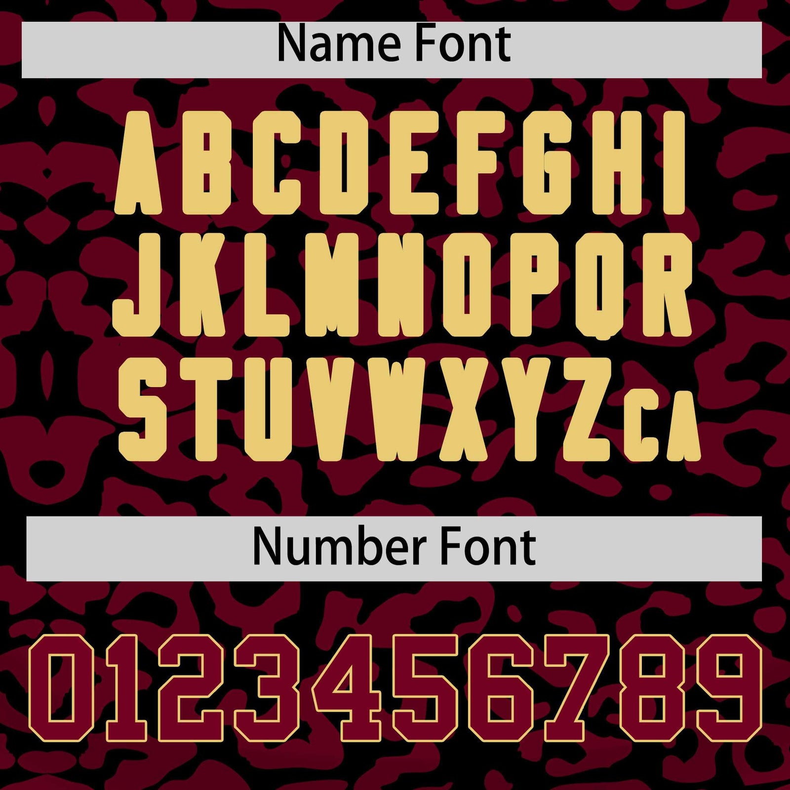 Custom Black Crimson Leopard Print Pattern Authentic Baseball Jersey