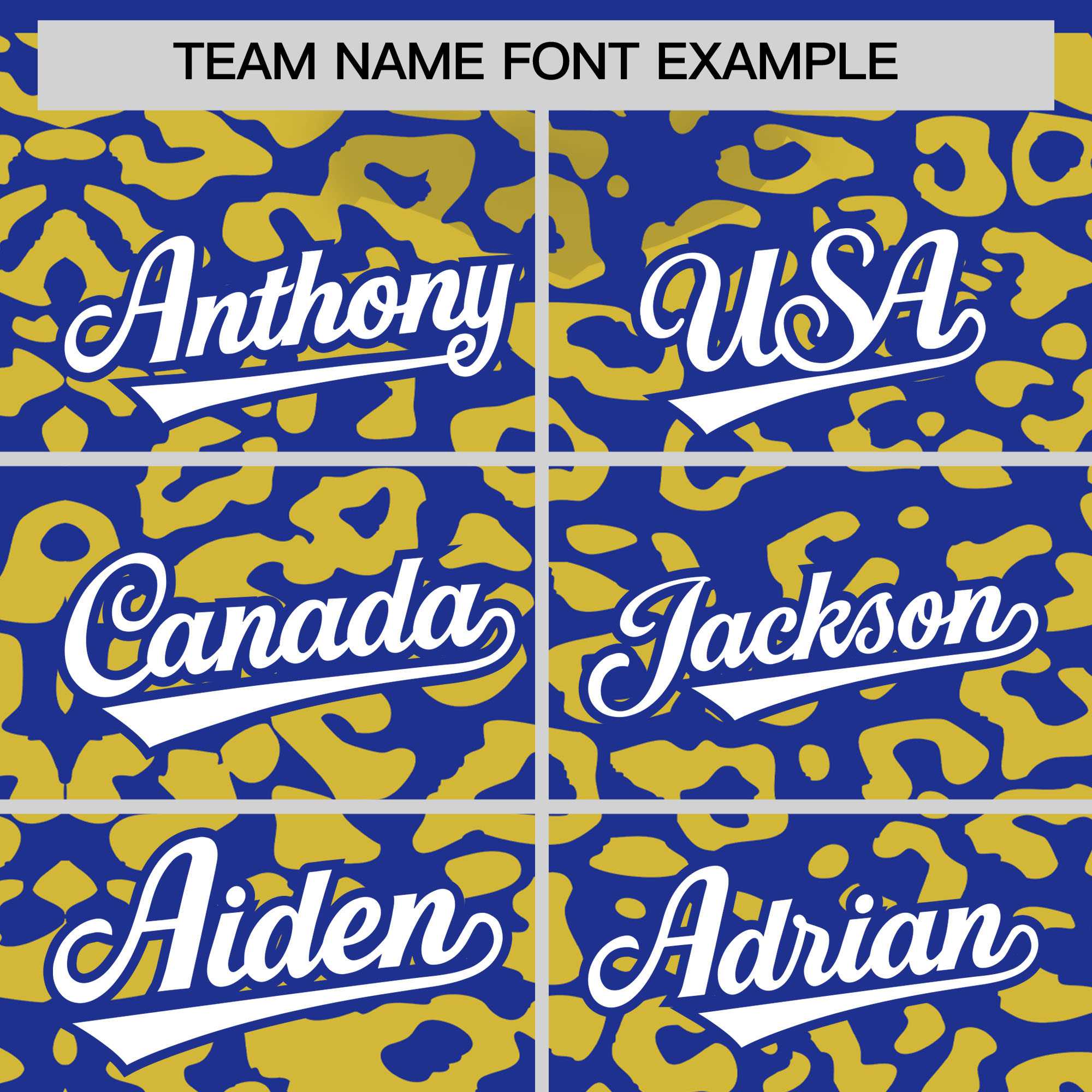 Custom Royal Gold Leopard Print Pattern Authentic Baseball Jersey