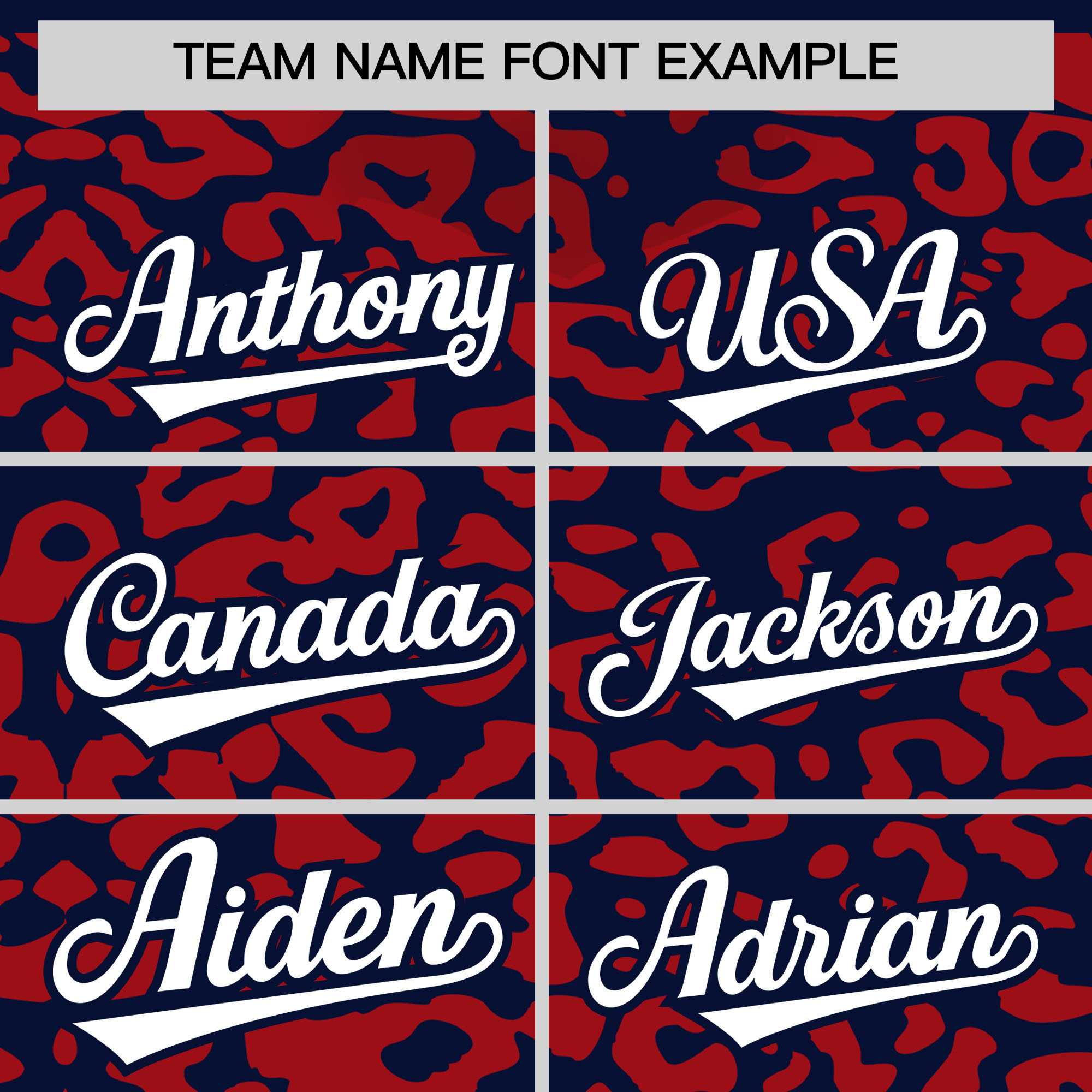 Custom Navy Red Leopard Print Pattern Authentic Baseball Jersey