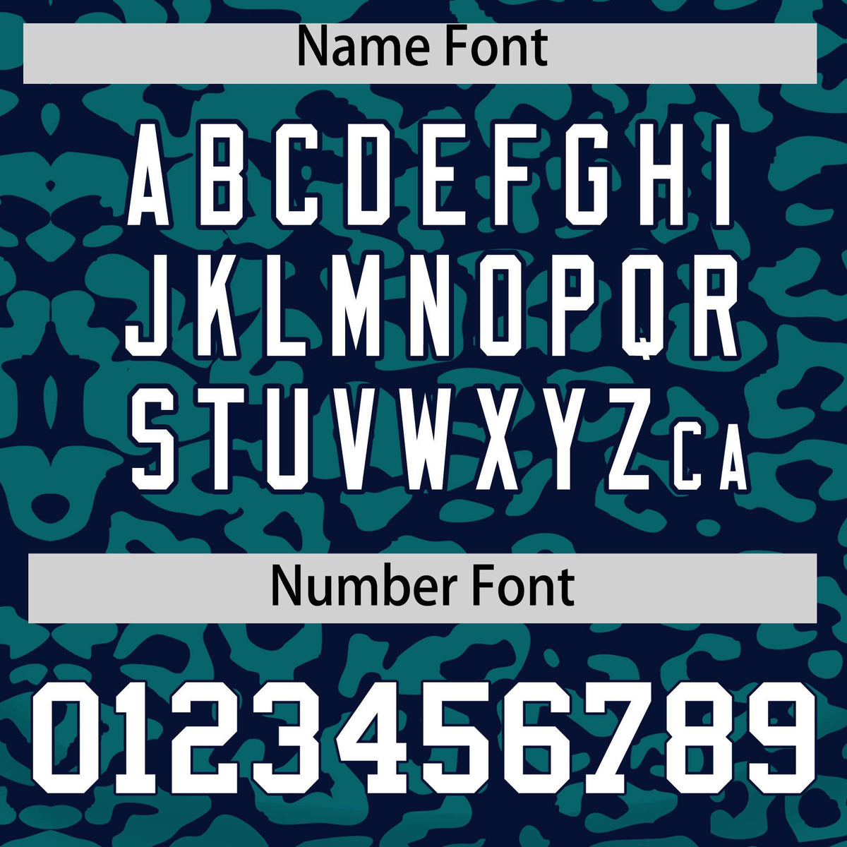 Custom Navy Aqua Leopard Print Pattern Authentic Baseball Jersey