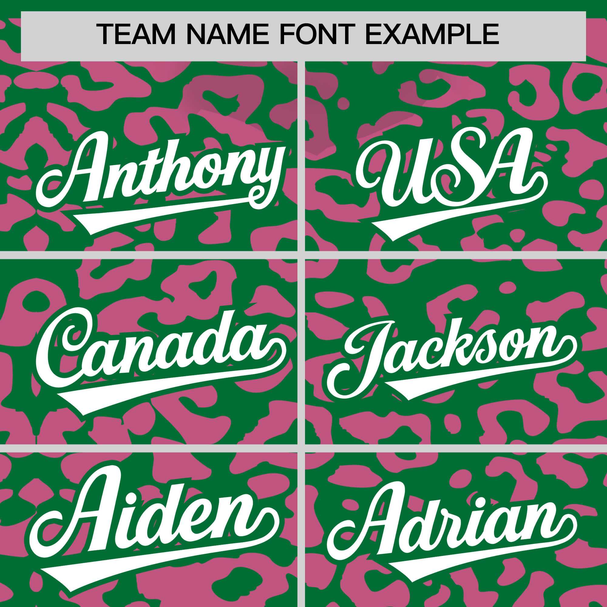 Custom Kelly Green Pink Leopard Print Pattern Authentic Baseball Jersey