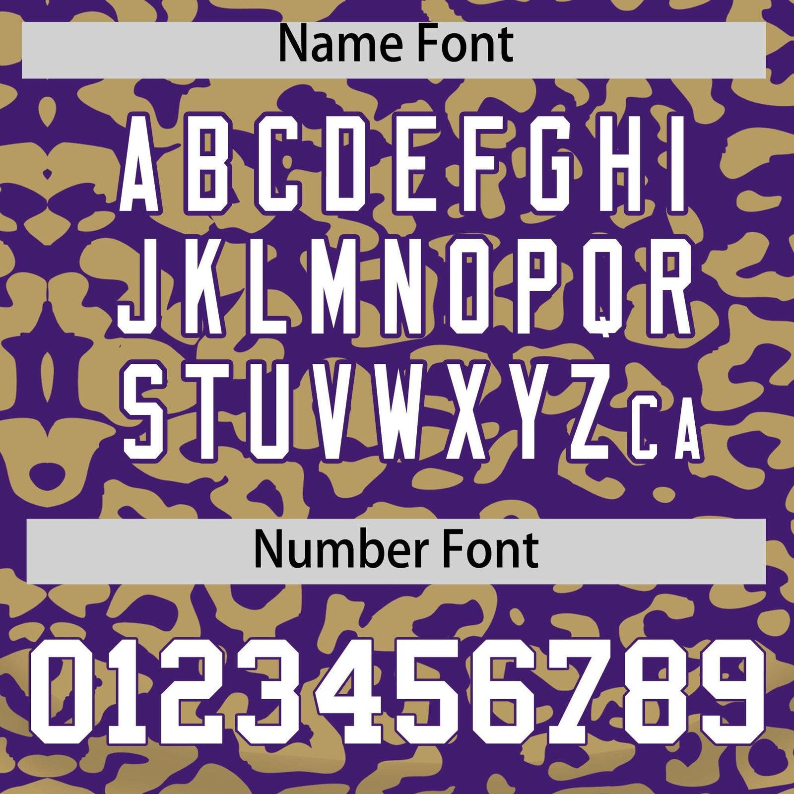 Custom Purple Old Gold Leopard Print Pattern Authentic Baseball Jersey