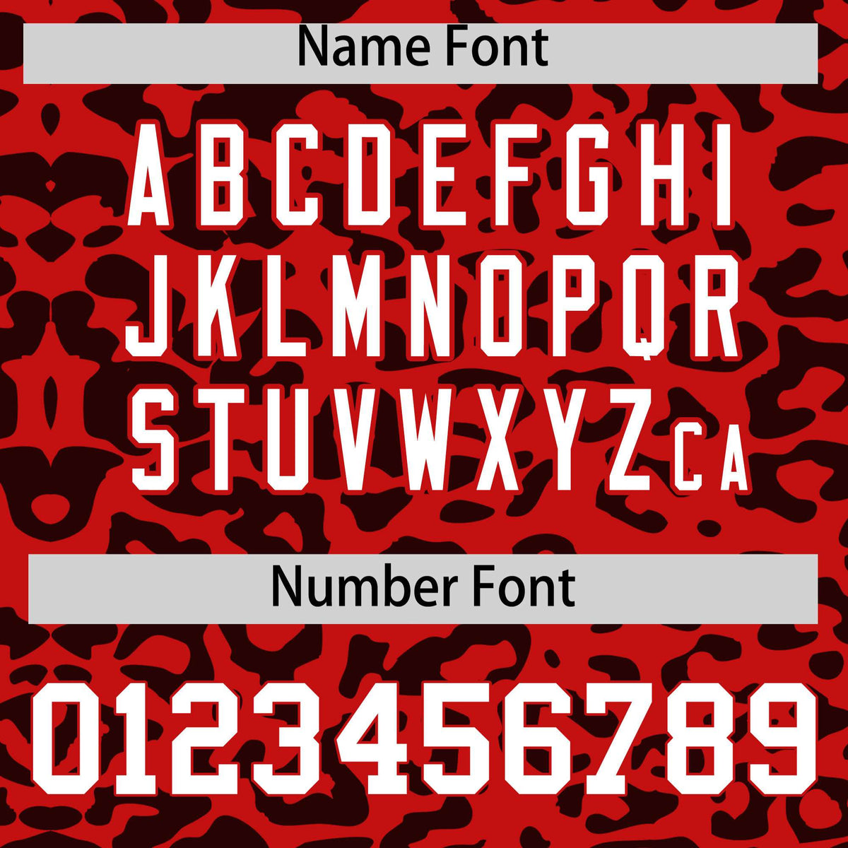 Custom Red Black Leopard Print Pattern Authentic Baseball Jersey