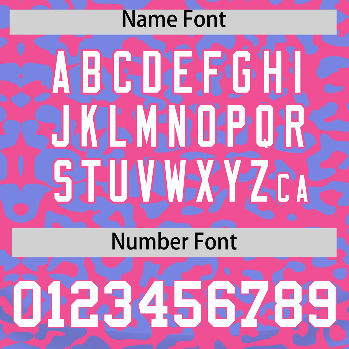 Custom Pink Light Blue Leopard Print Pattern Authentic Baseball Jersey