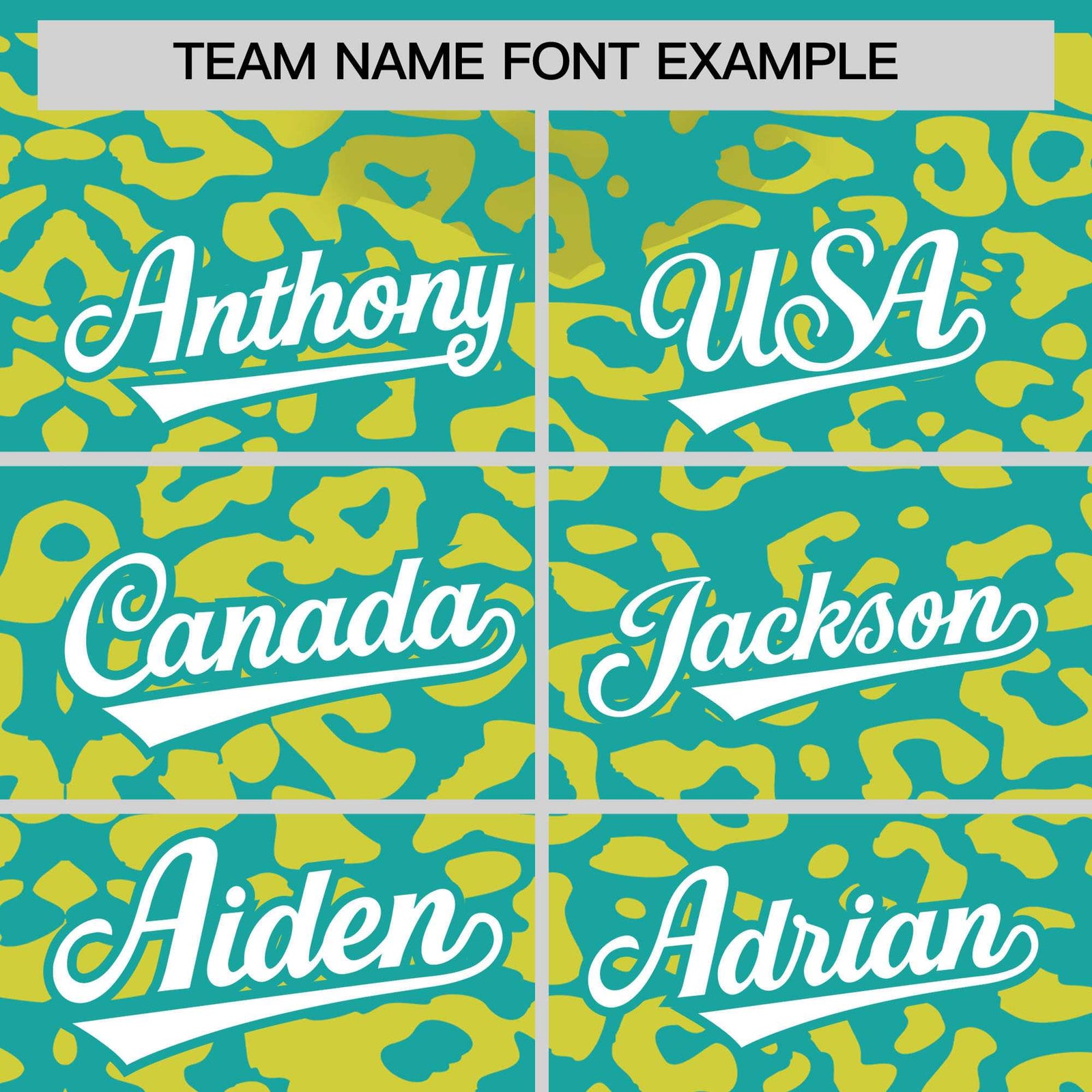 Custom Aqua Gold Leopard Print Pattern Authentic Baseball Jersey