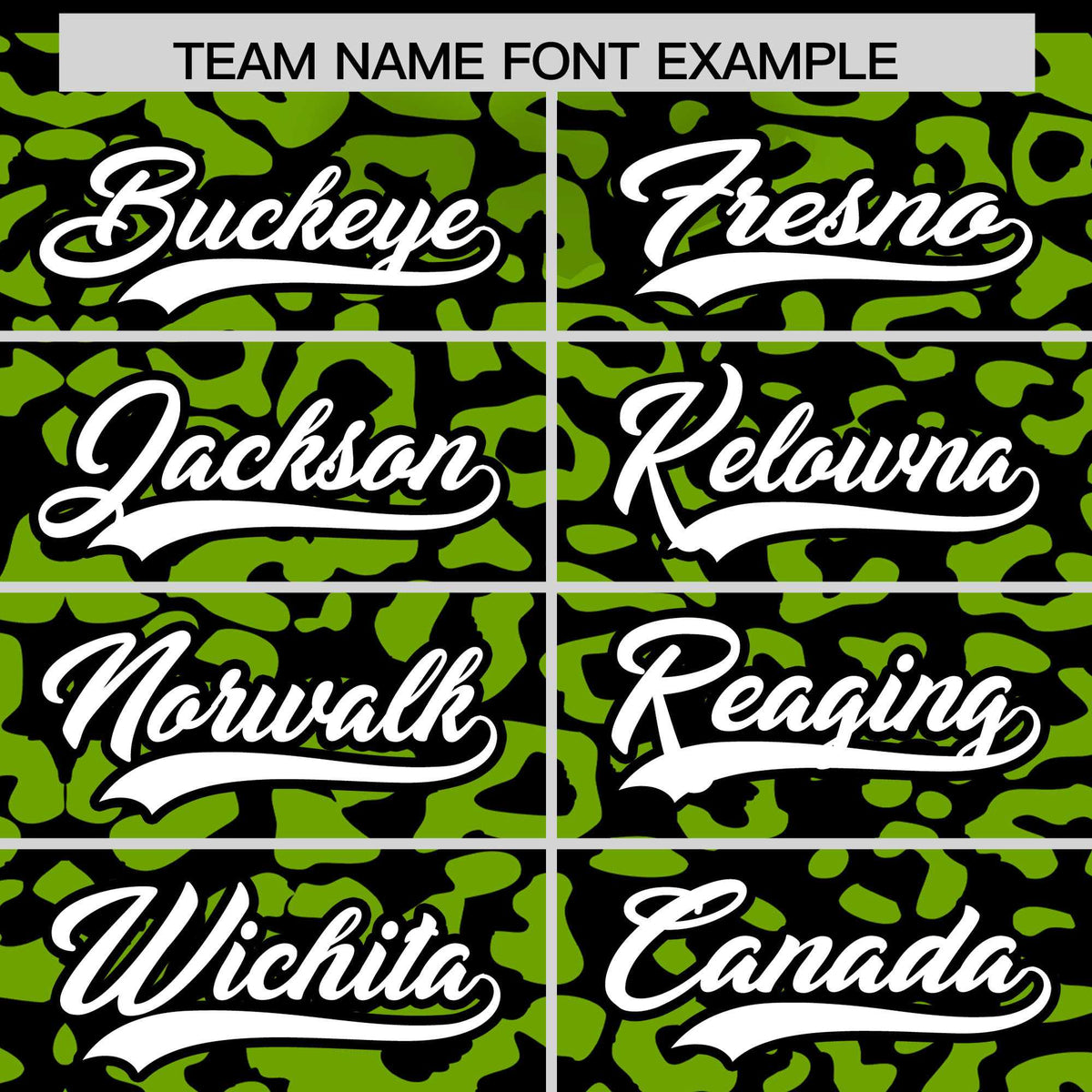 Custom Black Neon Green Leopard Print Pattern Authentic Baseball Jersey