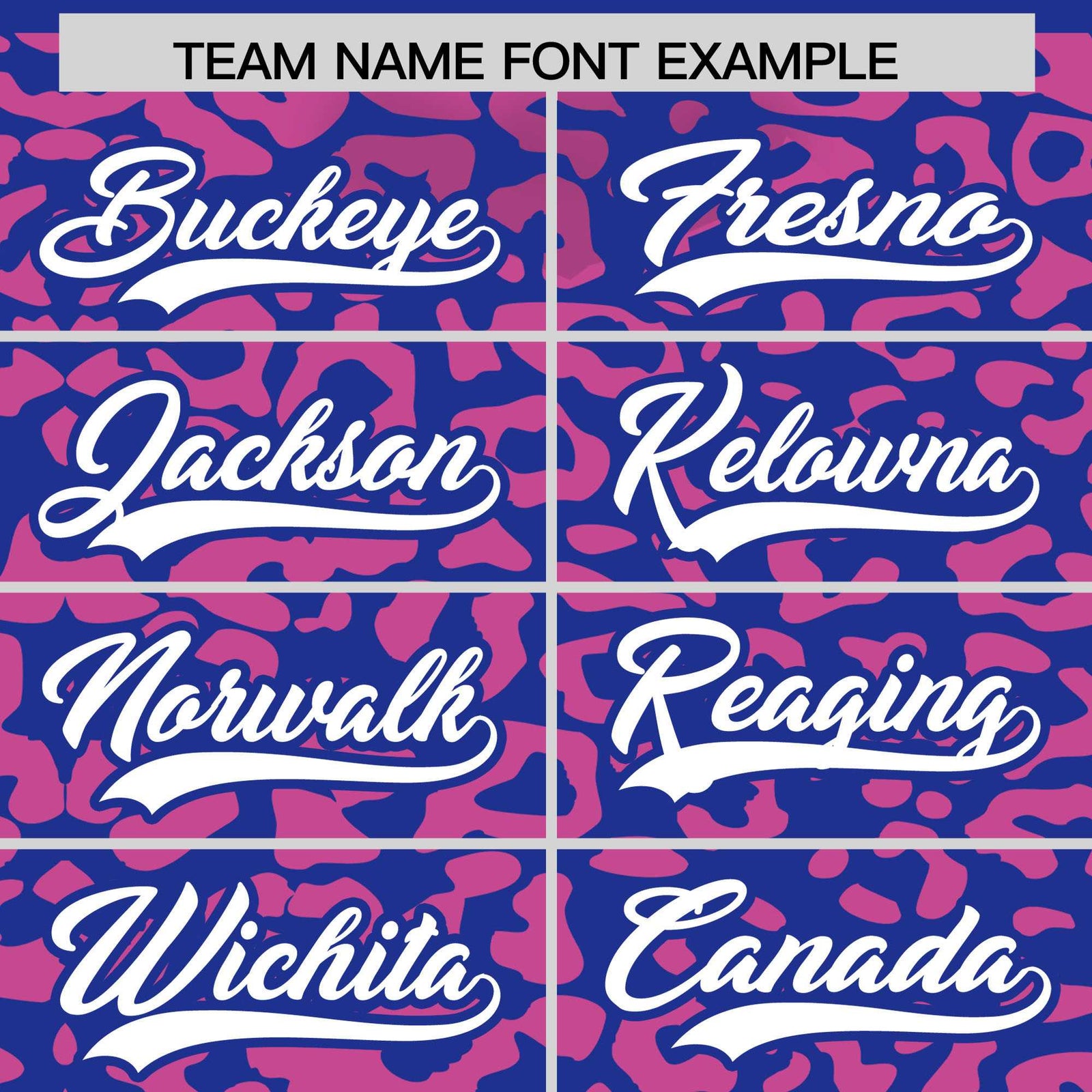 Custom Royal Pink Leopard Print Pattern Authentic Baseball Jersey