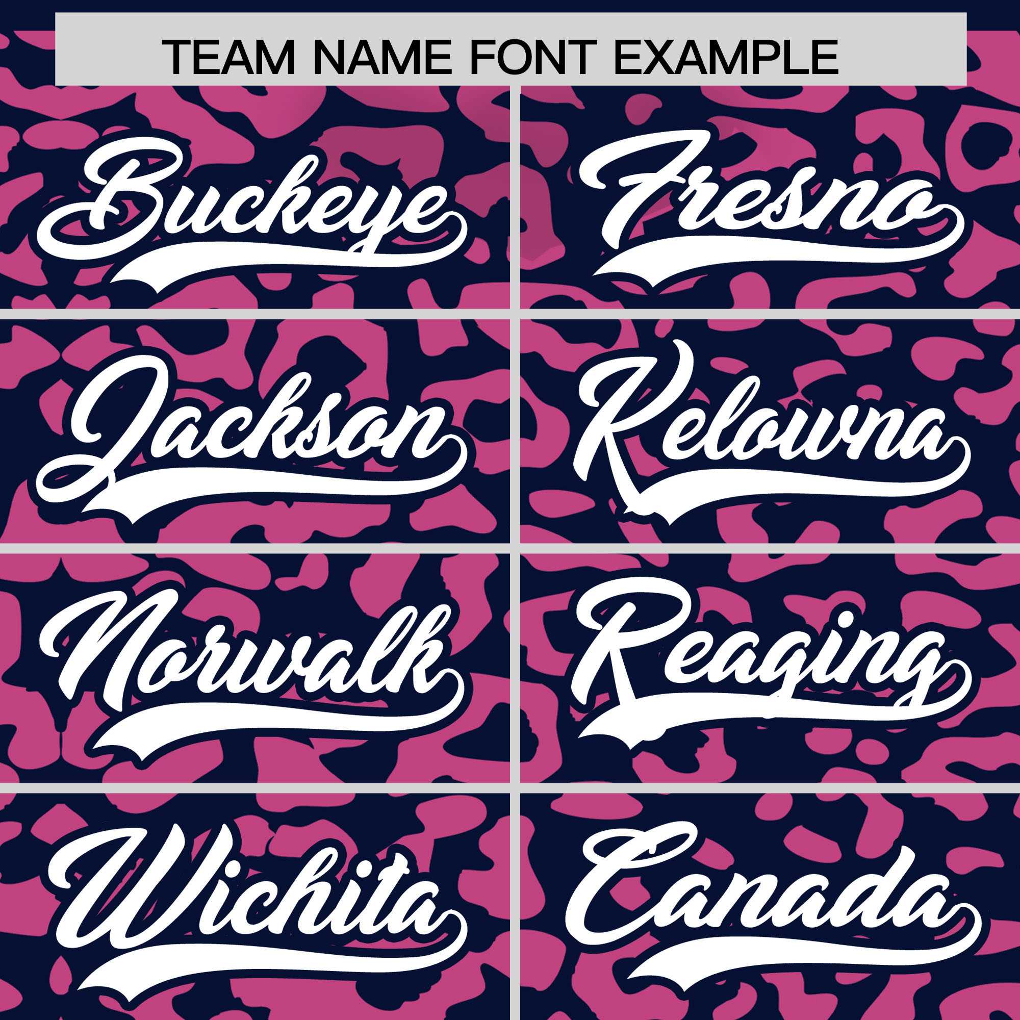 Custom Navy Pink Leopard Print Pattern Authentic Baseball Jersey