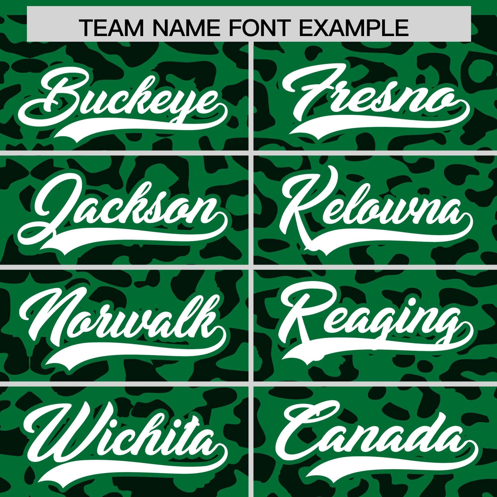 Custom Kelly Green Black Leopard Print Pattern Authentic Baseball Jersey