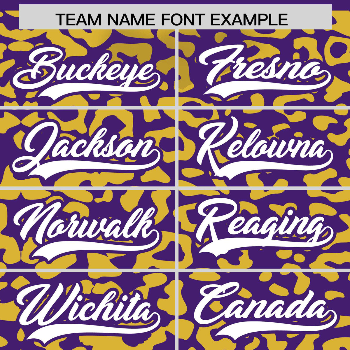 Custom Purple Gold Leopard Print Pattern Authentic Baseball Jersey