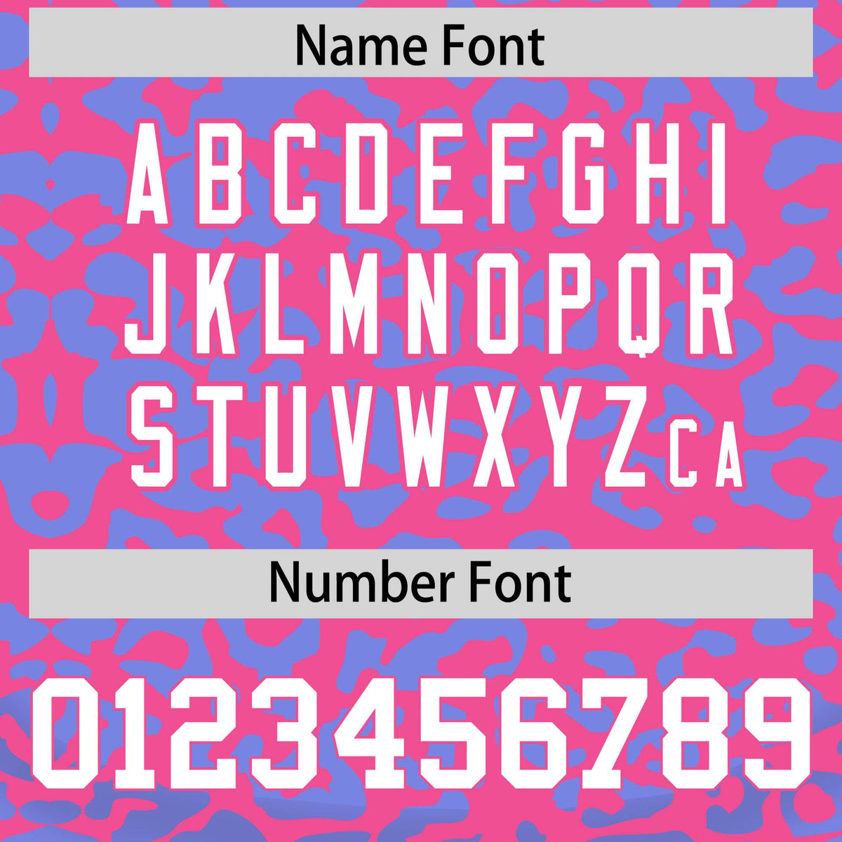 Custom Pink Light Blue Leopard Print Pattern Authentic Baseball Jersey