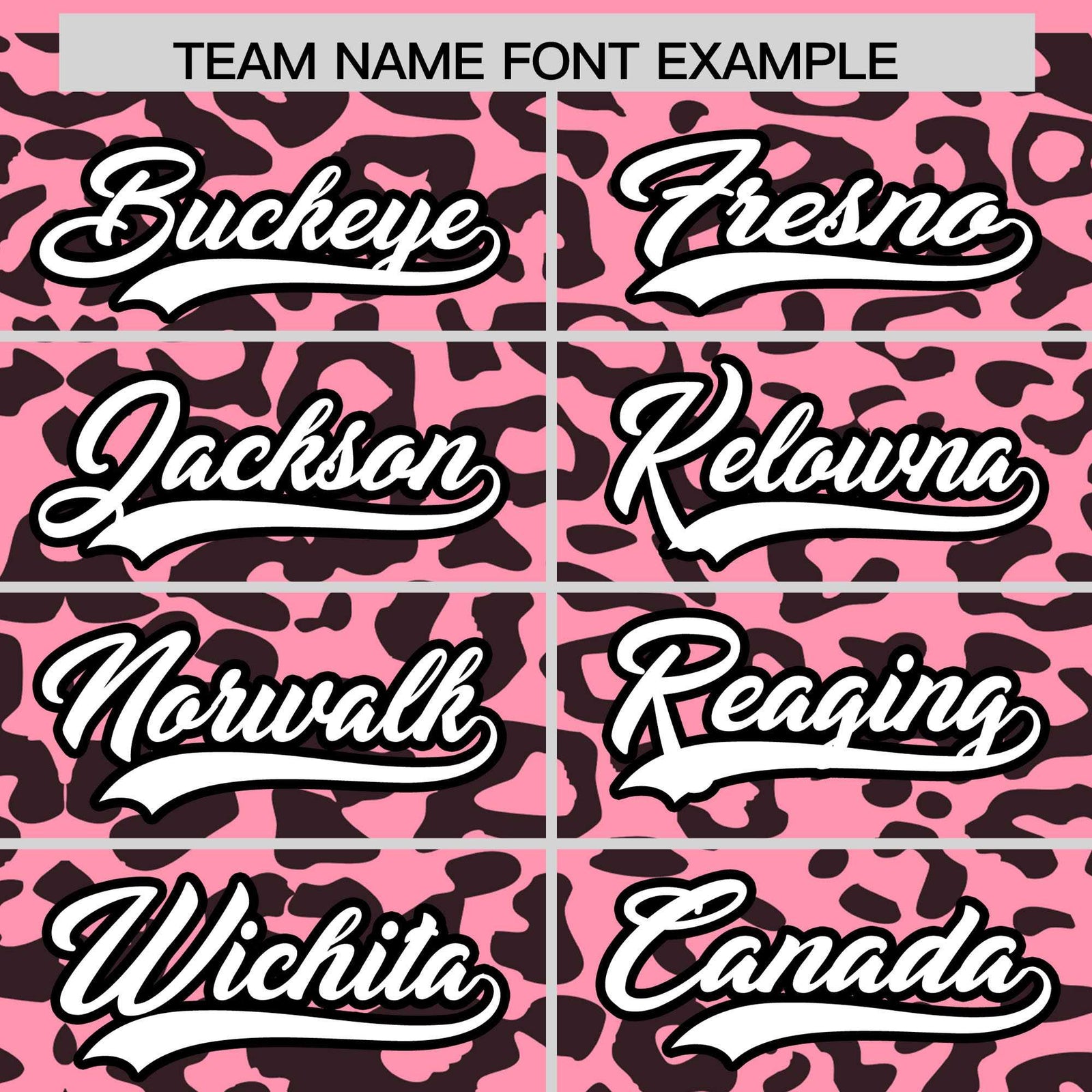 Custom Light Pink Black Leopard Print Pattern Authentic Baseball Jersey