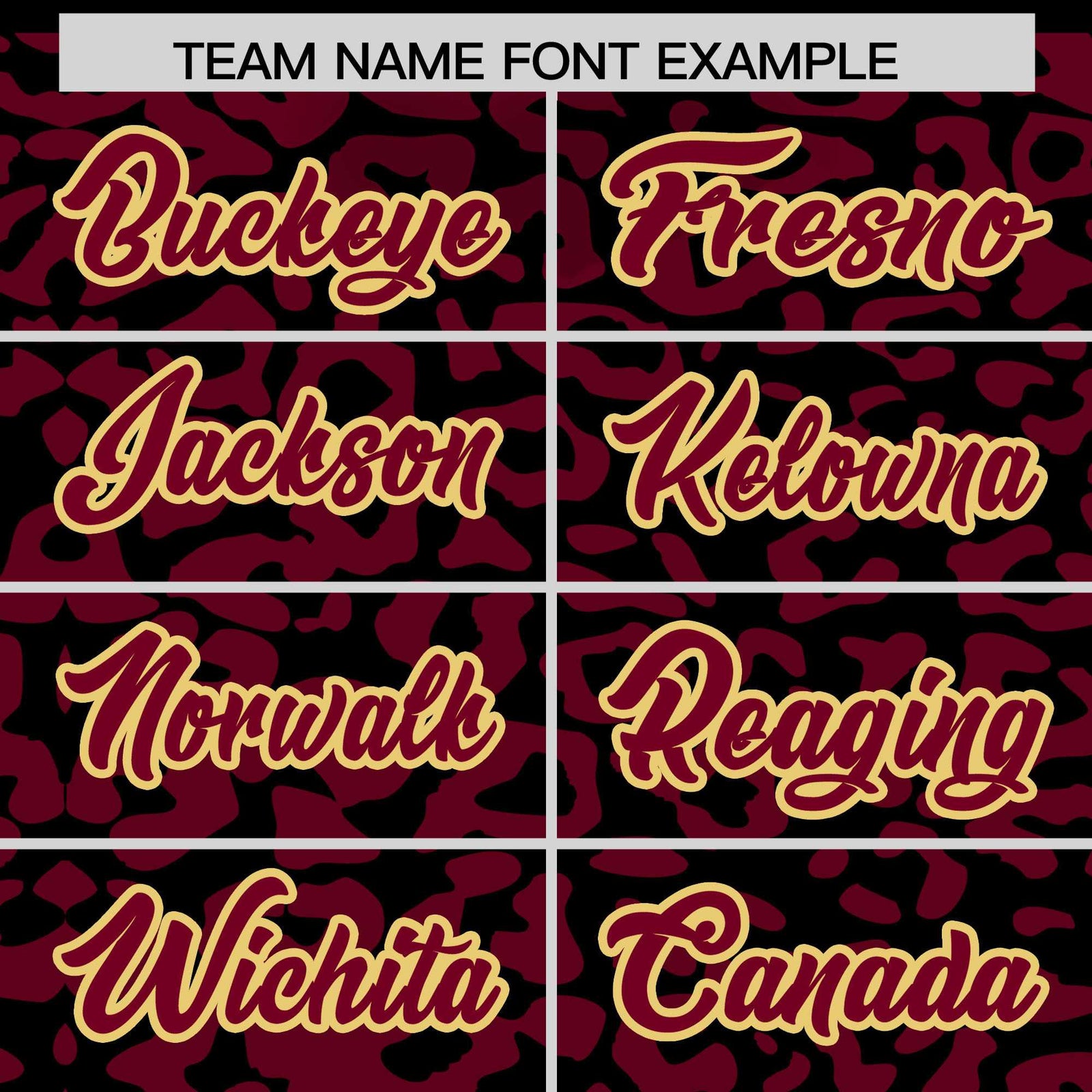 Custom Black Crimson Leopard Print Pattern Authentic Baseball Jersey