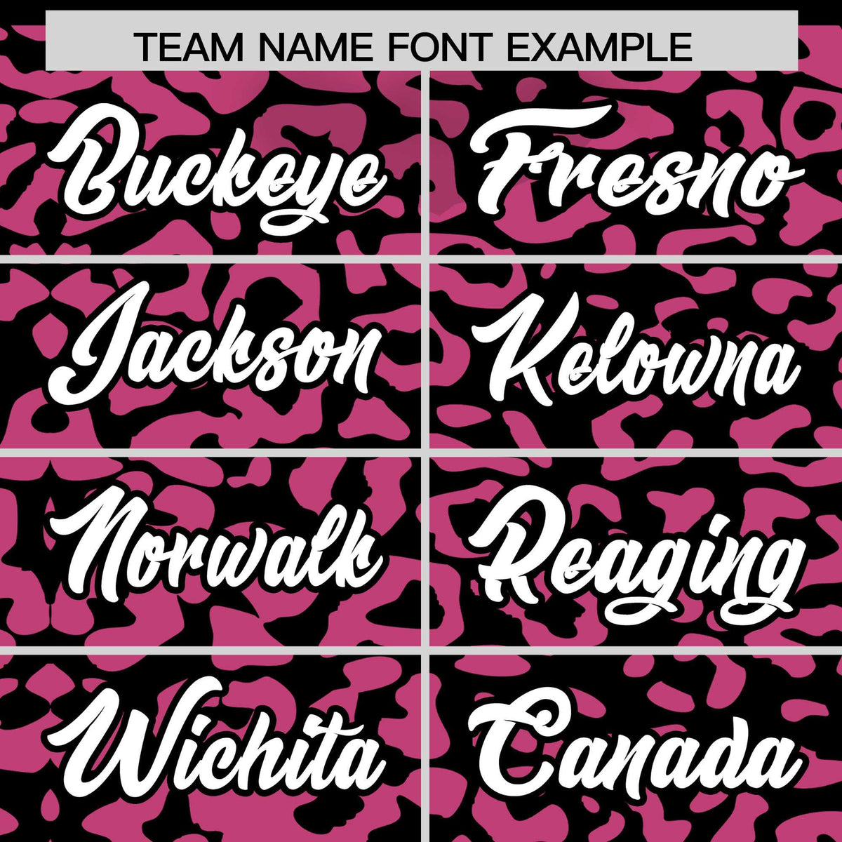 Custom Black Pink Leopard Print Pattern Authentic Baseball Jersey