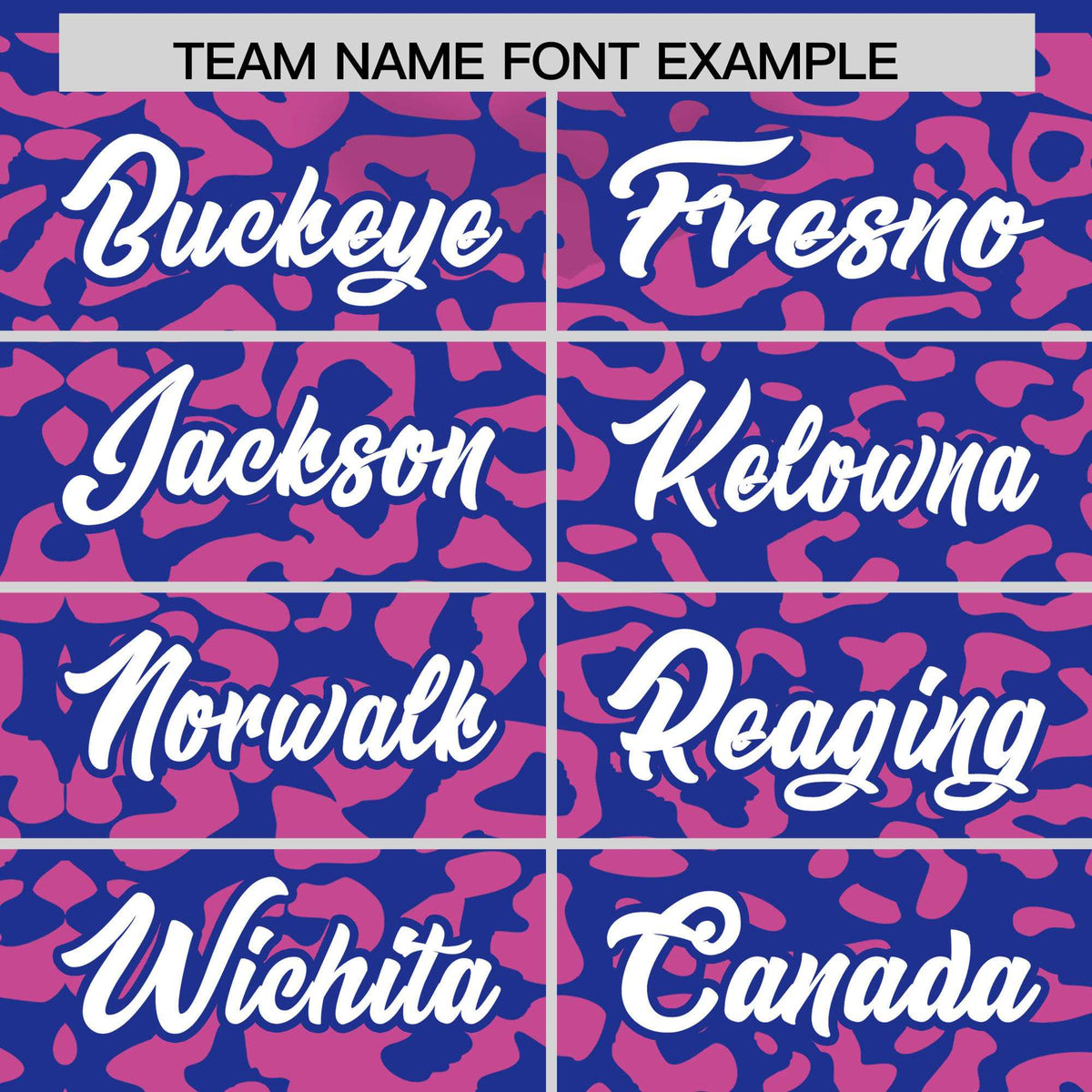 Custom Royal Pink Leopard Print Pattern Authentic Baseball Jersey