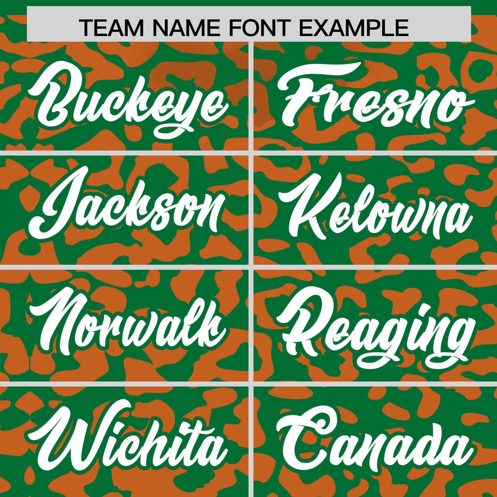 Custom Kelly Green Orange Leopard Print Pattern Authentic Baseball Jersey