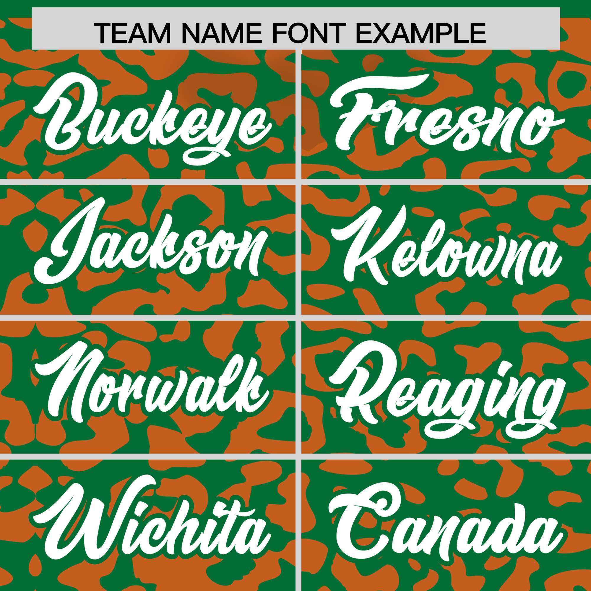 Custom Kelly Green Orange Leopard Print Pattern Authentic Baseball Jersey