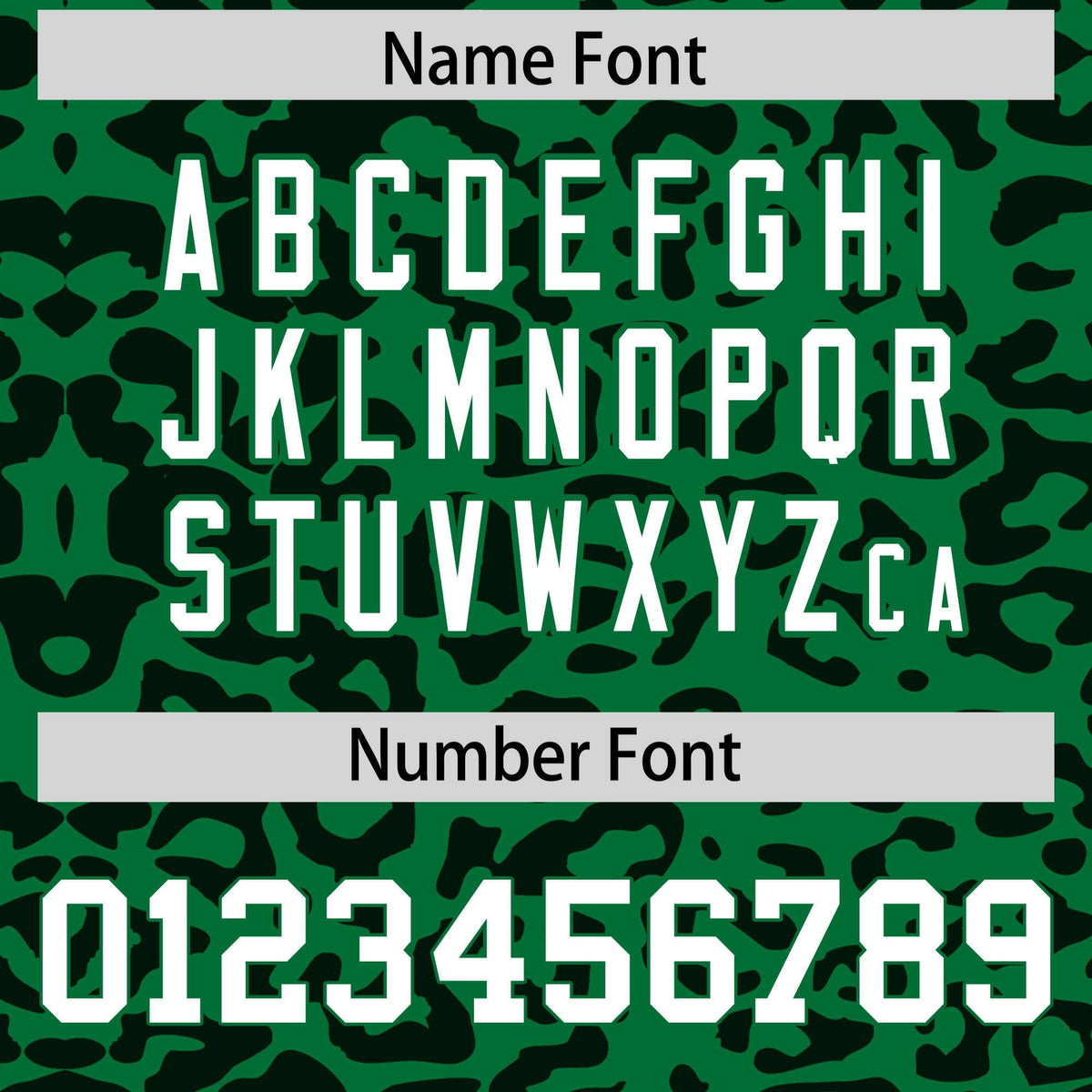 Custom Kelly Green Black Leopard Print Pattern Authentic Baseball Jersey