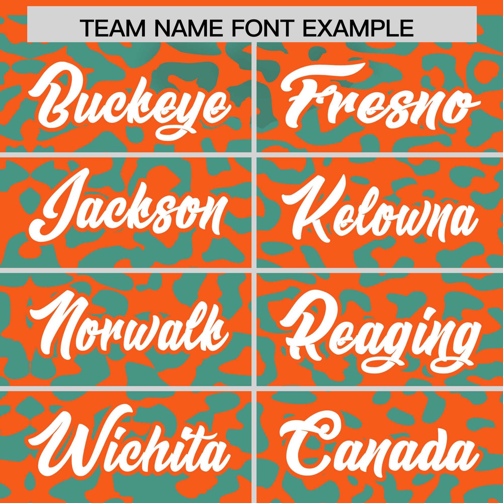 Custom Orange Aqua Leopard Print Pattern Authentic Baseball Jersey