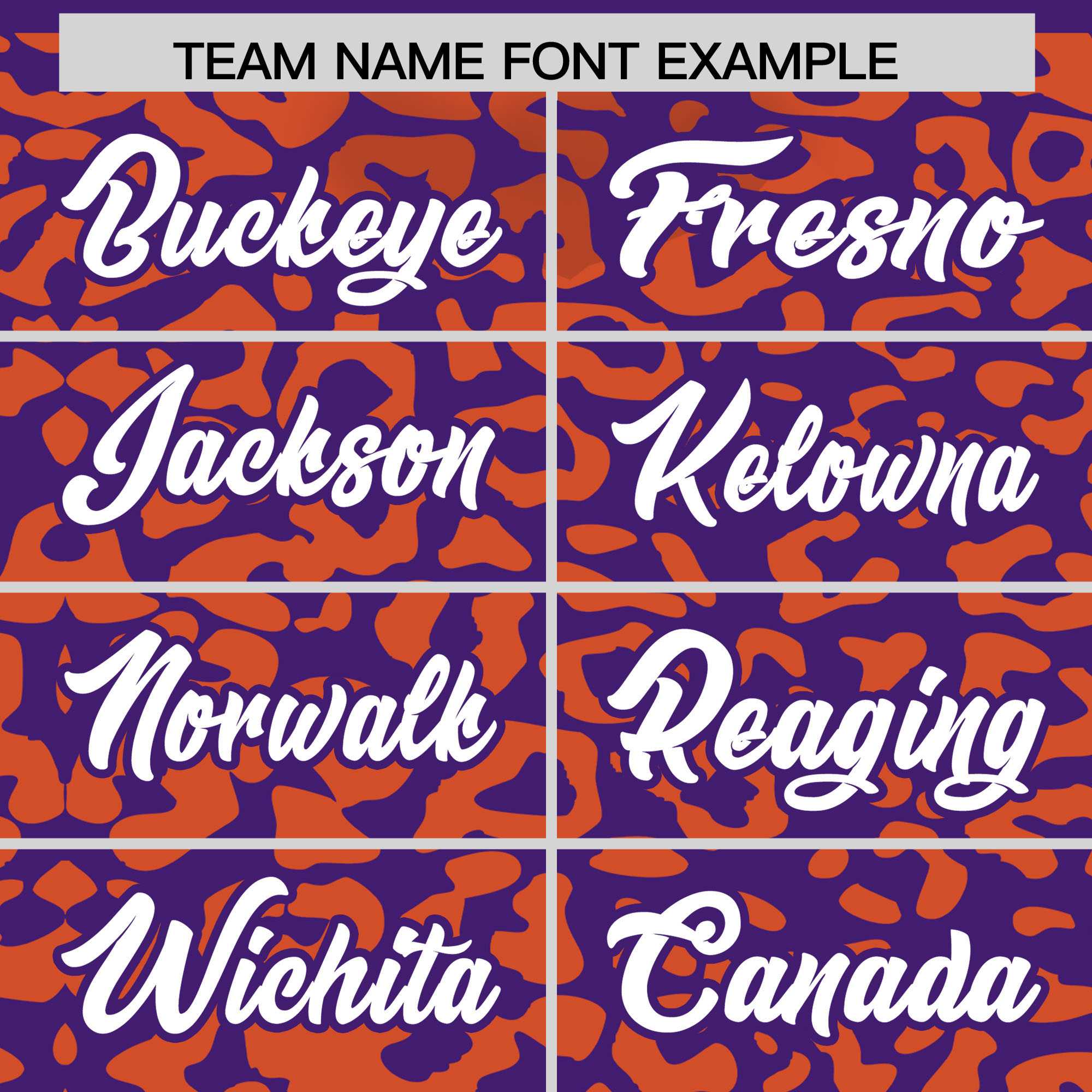 Custom Purple Orange Leopard Print Pattern Authentic Baseball Jersey
