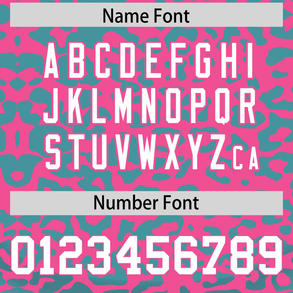 Custom Pink Aqua Leopard Print Pattern Authentic Baseball Jersey